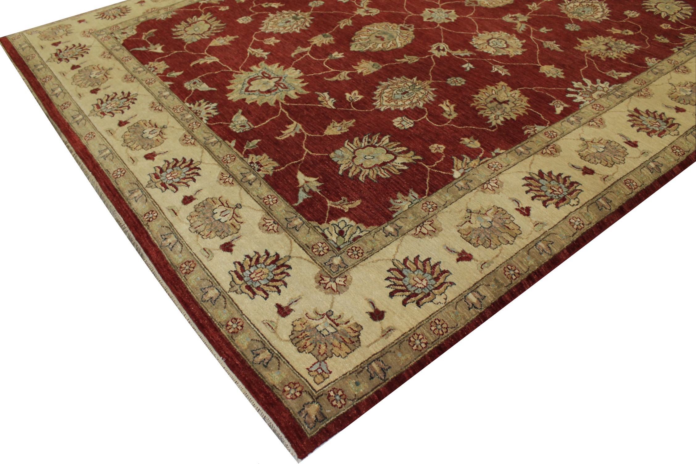 8x10 Traditional Hand Knotted Wool Area Rug - MR13858
