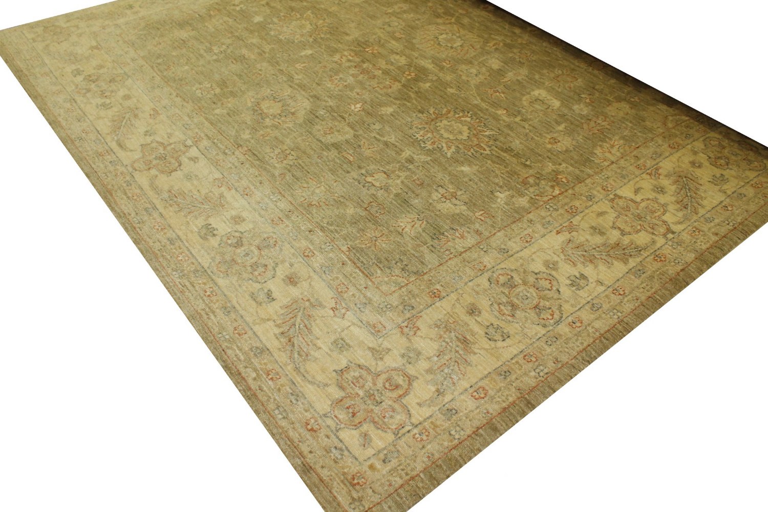 8x10 Peshawar Hand Knotted Wool Area Rug - MR14210