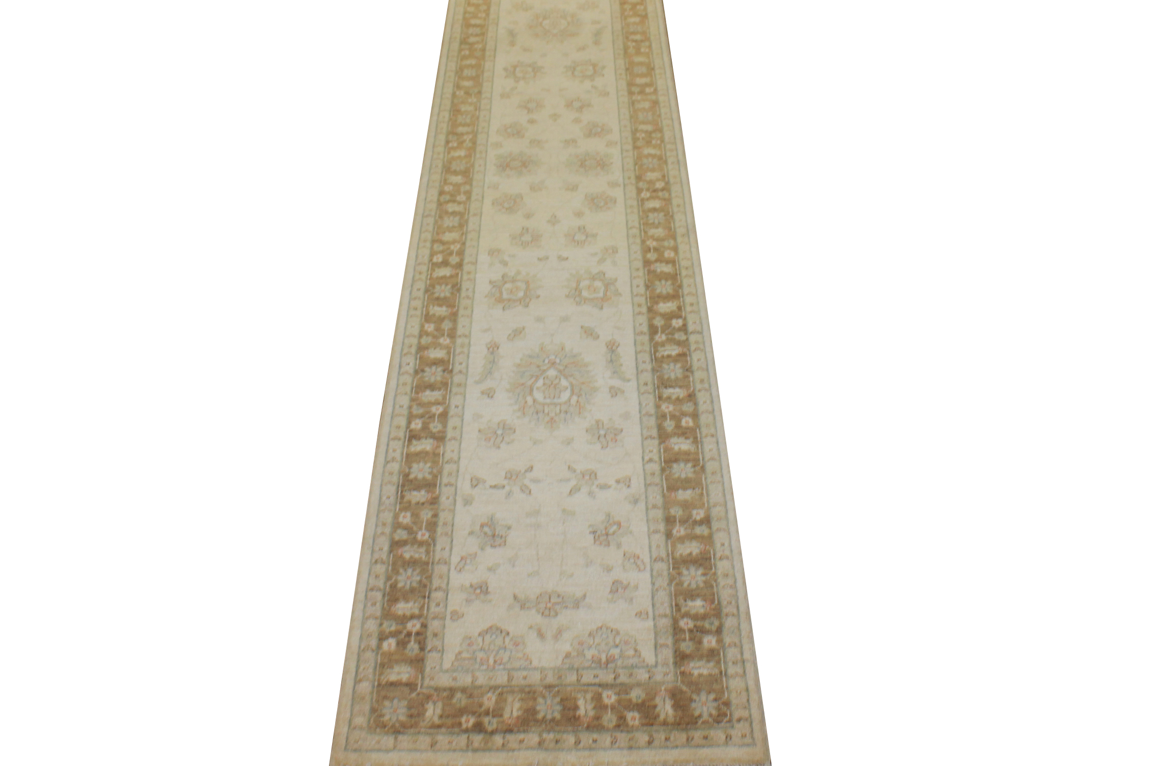 12 ft. Runner Peshawar Hand Knotted Wool Area Rug - MR14232