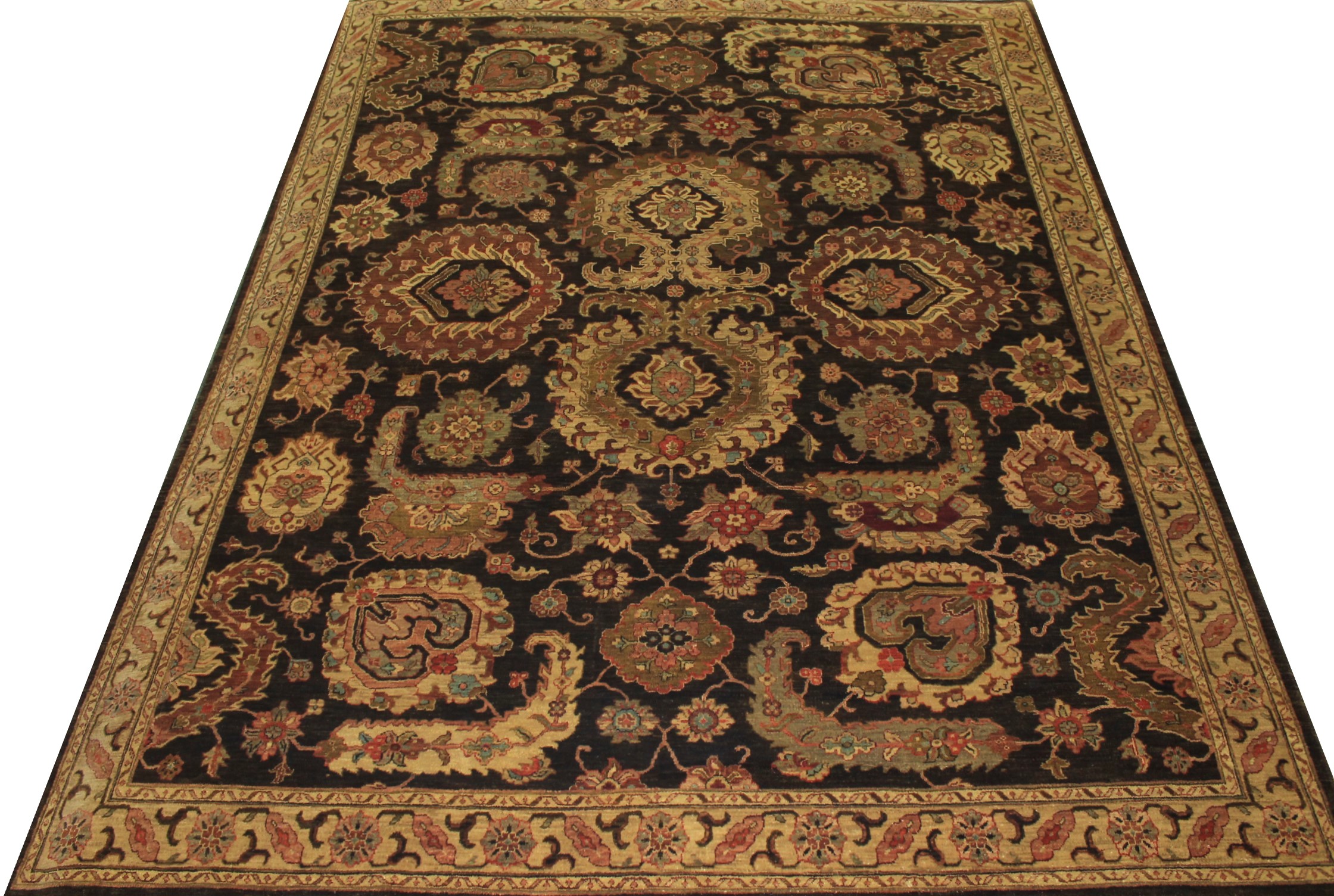 8x10 Antique Revival Hand Knotted Wool Area Rug - MR14302