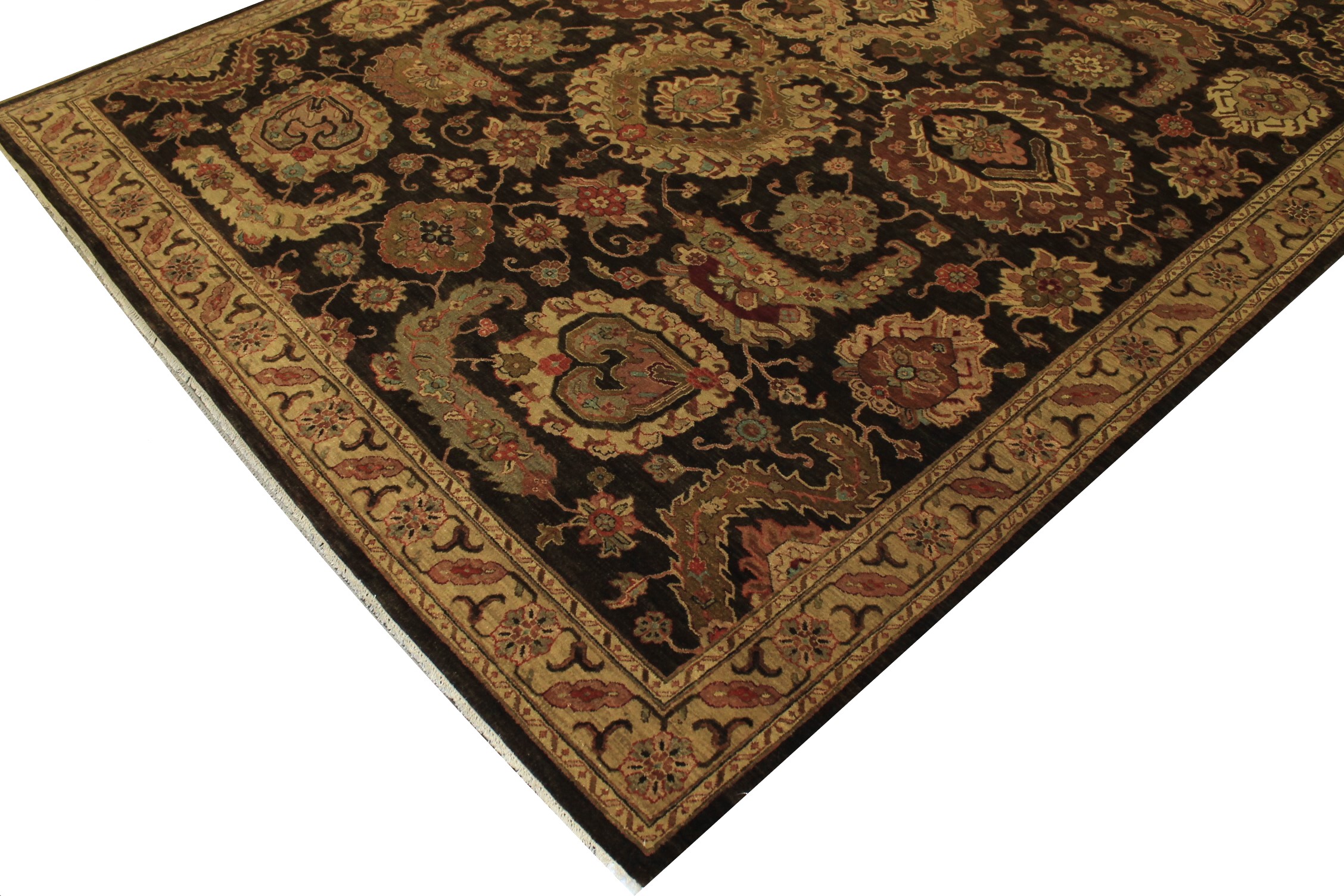 8x10 Antique Revival Hand Knotted Wool Area Rug - MR14302