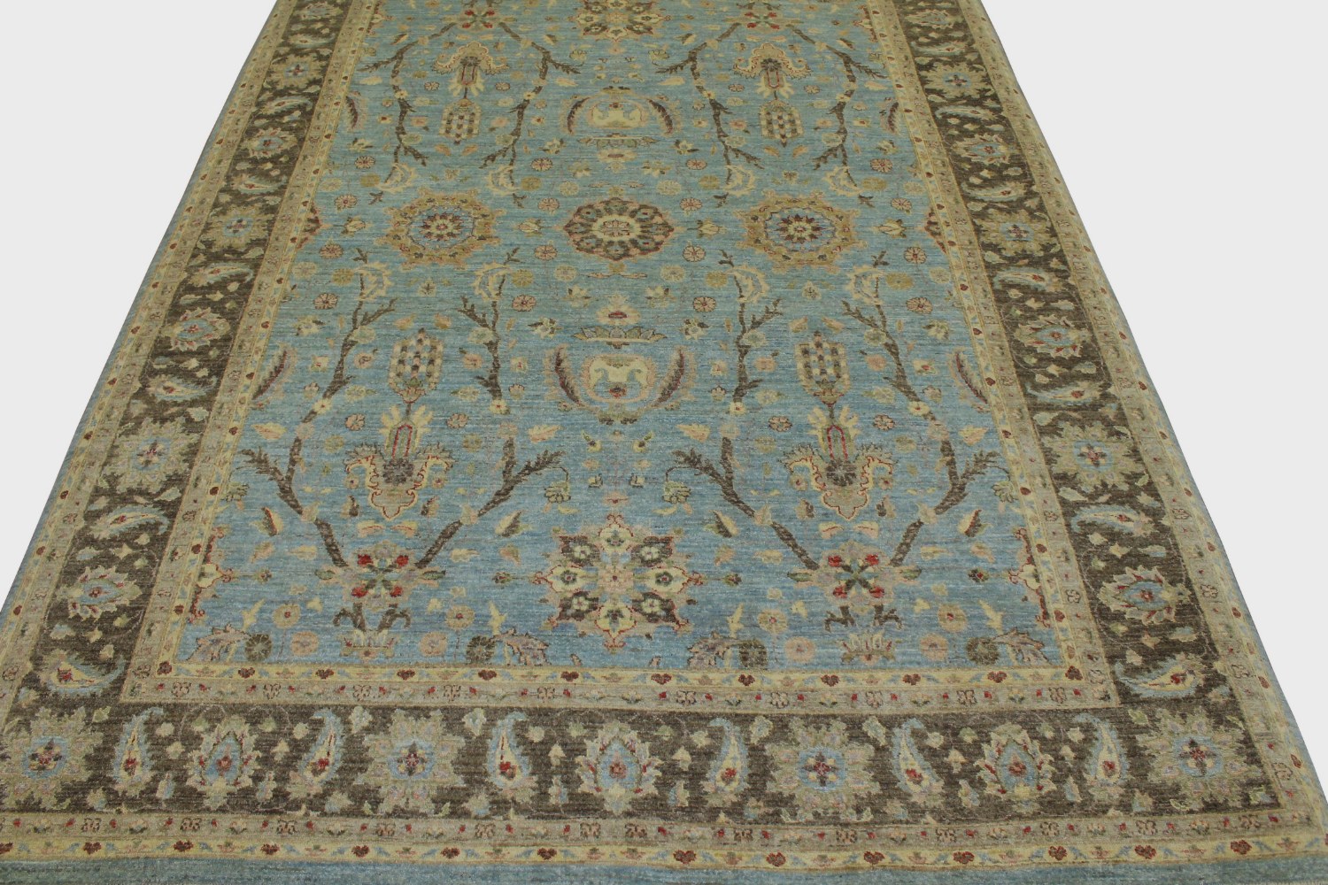 9x12 Peshawar Hand Knotted Wool Area Rug - MR14375