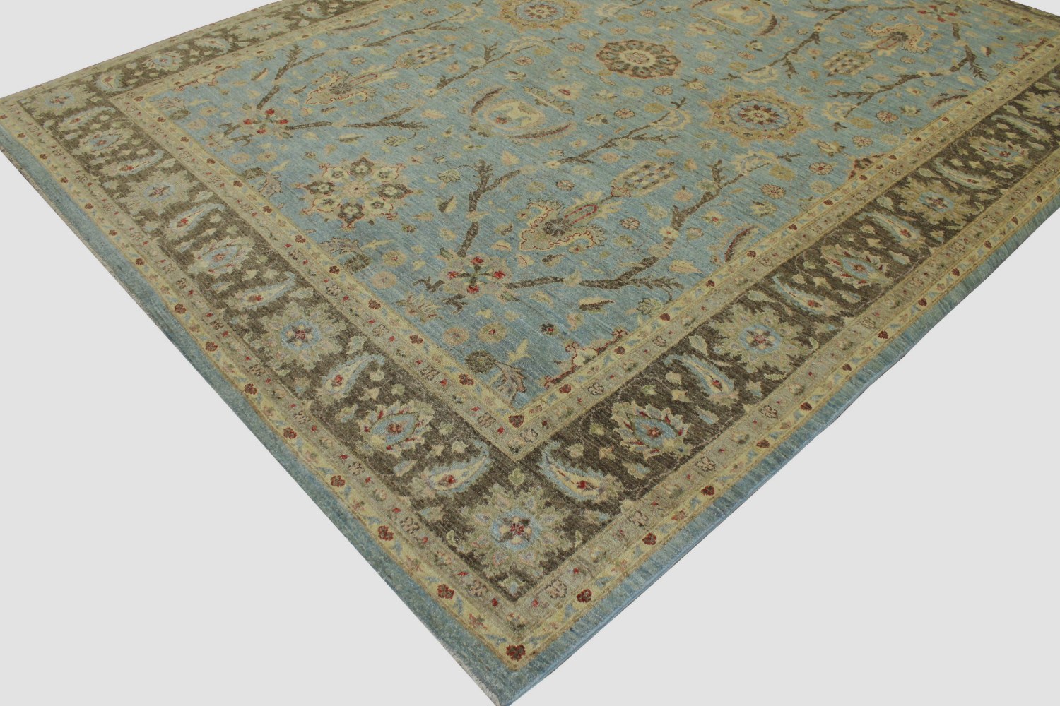 9x12 Peshawar Hand Knotted Wool Area Rug - MR14375