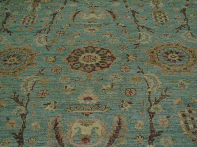9x12 Peshawar Hand Knotted Wool Area Rug - MR14375