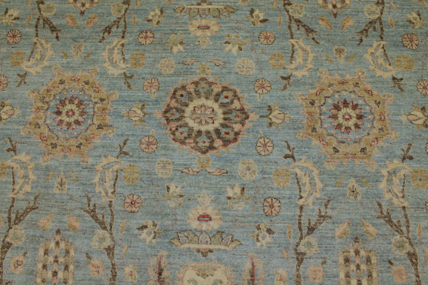 9x12 Peshawar Hand Knotted Wool Area Rug - MR14375