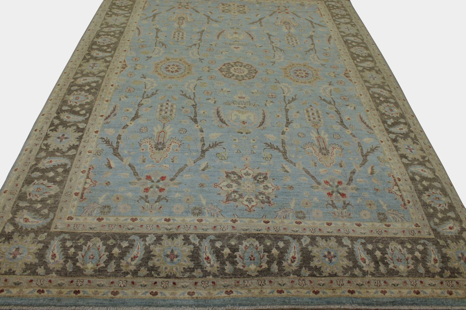 9x12 Peshawar Hand Knotted Wool Area Rug - MR14375