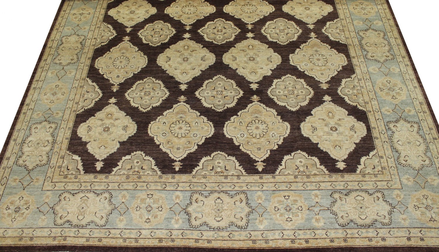 10x14 Peshawar Hand Knotted Wool Area Rug - MR14377