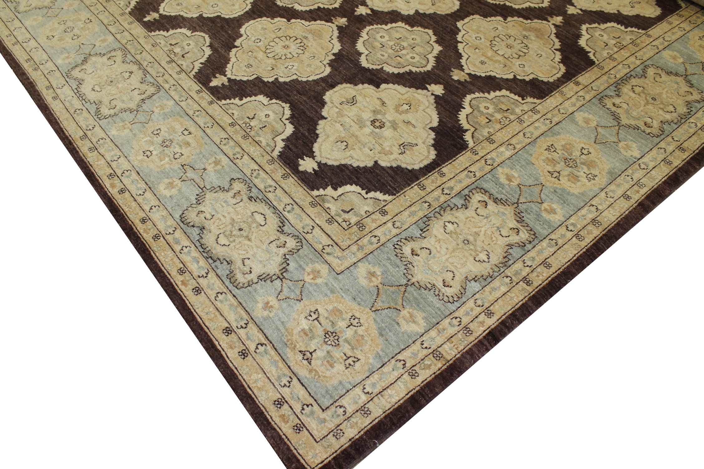 10x14 Peshawar Hand Knotted Wool Area Rug - MR14377