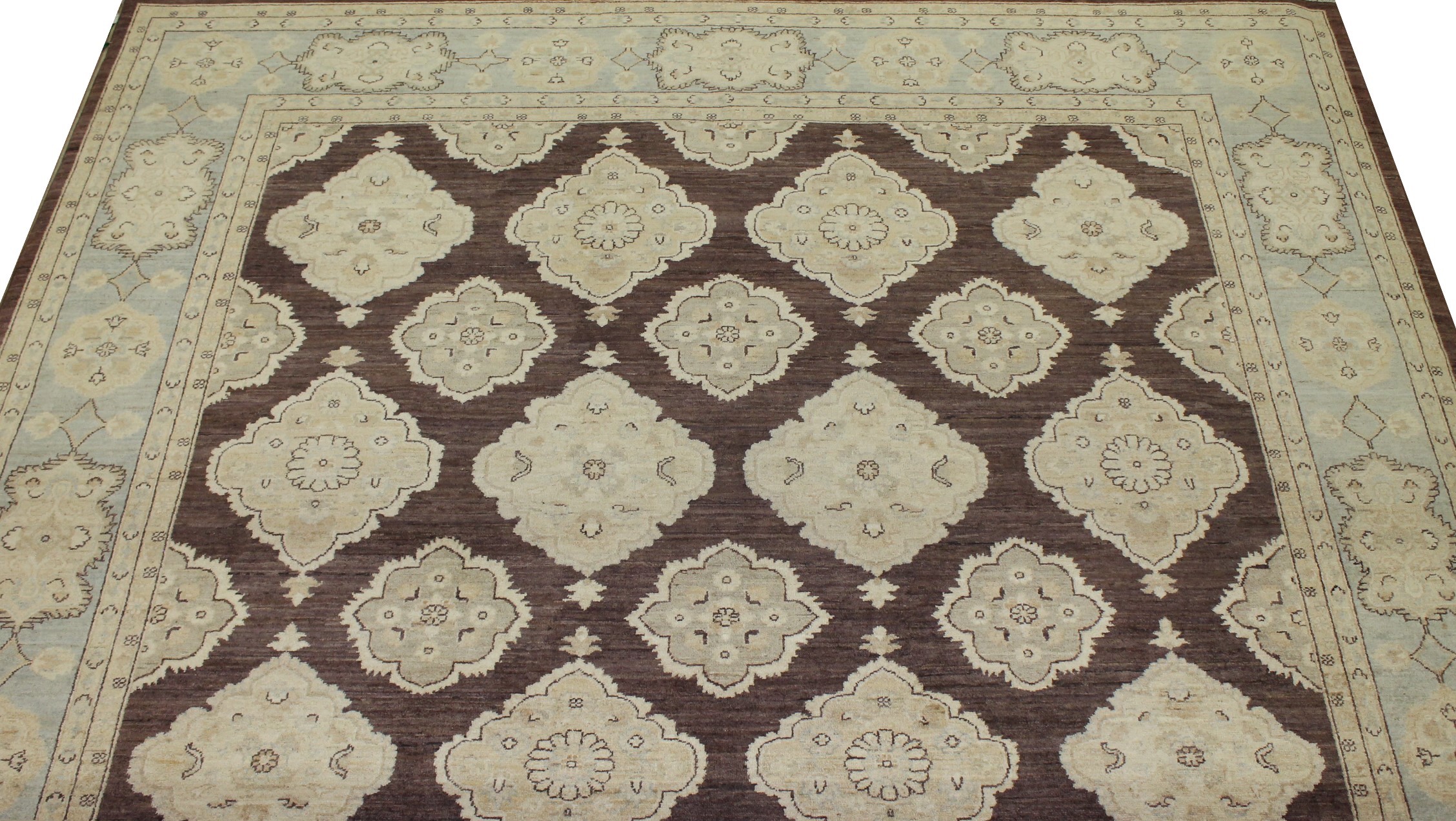 10x14 Peshawar Hand Knotted Wool Area Rug - MR14377