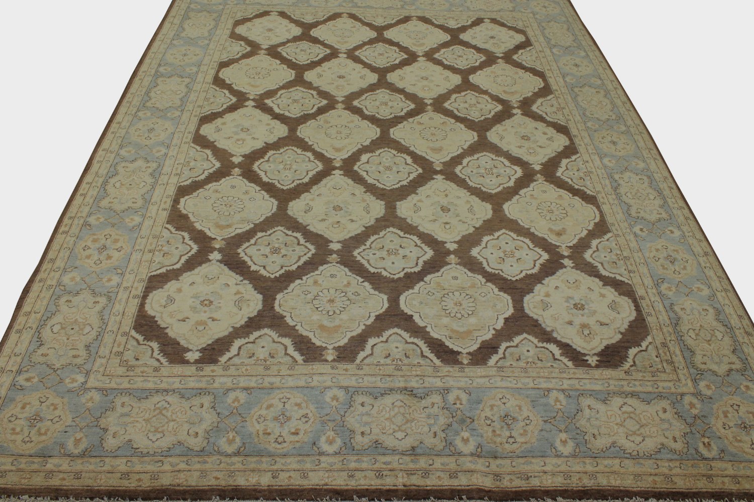 9x12 Peshawar Hand Knotted Wool Area Rug - MR14384