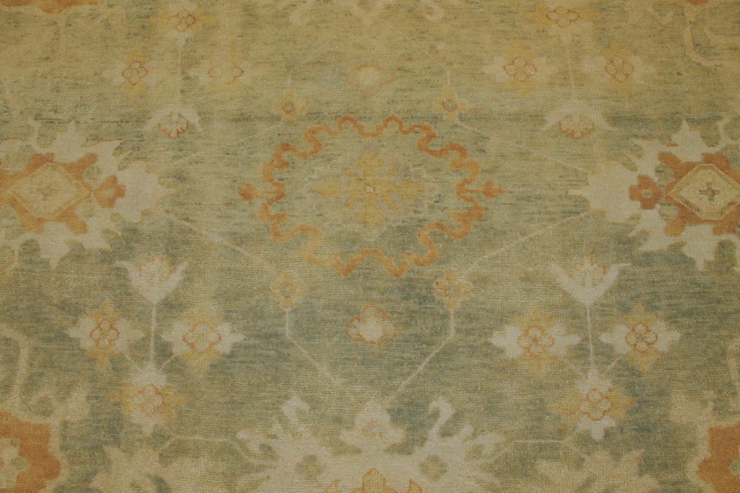 9x12 Oushak Hand Knotted Wool Area Rug - MR14857