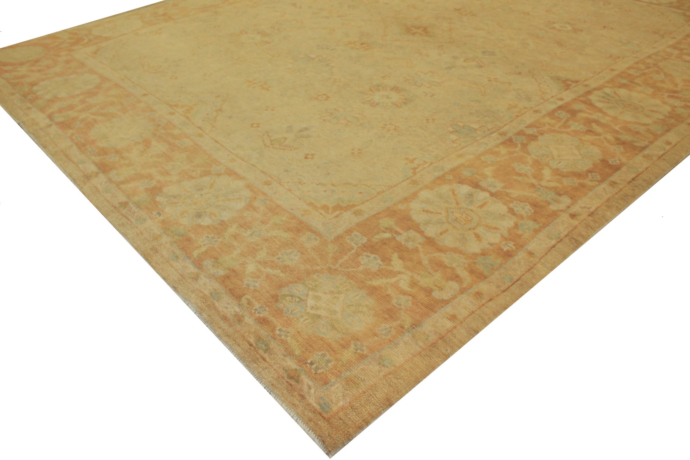 8x10 Oushak Hand Knotted Wool Area Rug - MR14859