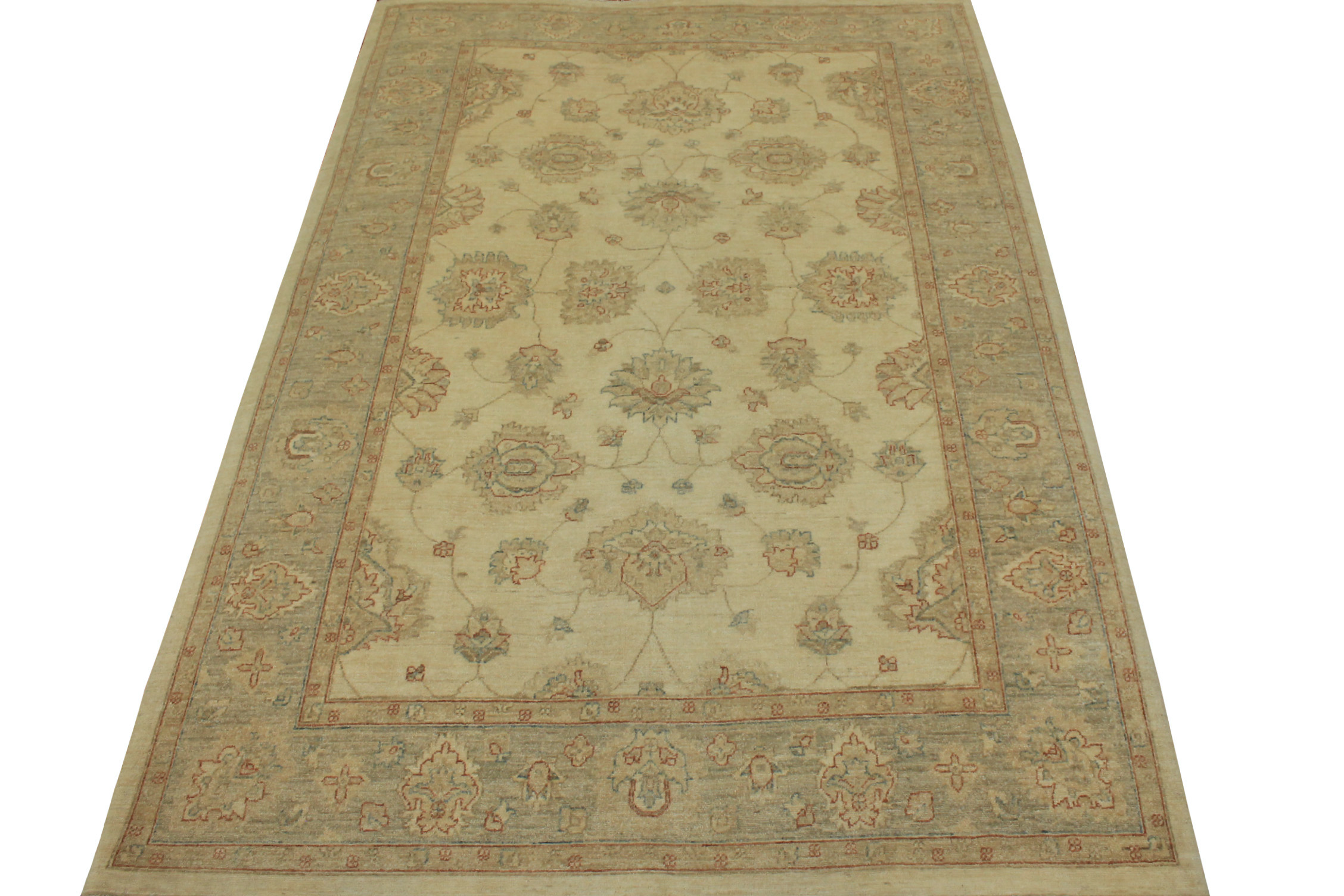 6x9 Peshawar Hand Knotted Wool Area Rug - MR14982