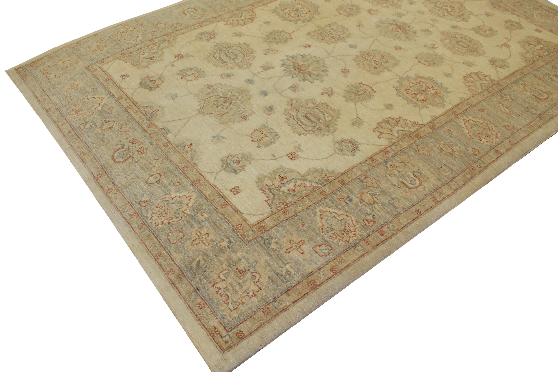 6x9 Peshawar Hand Knotted Wool Area Rug - MR14982