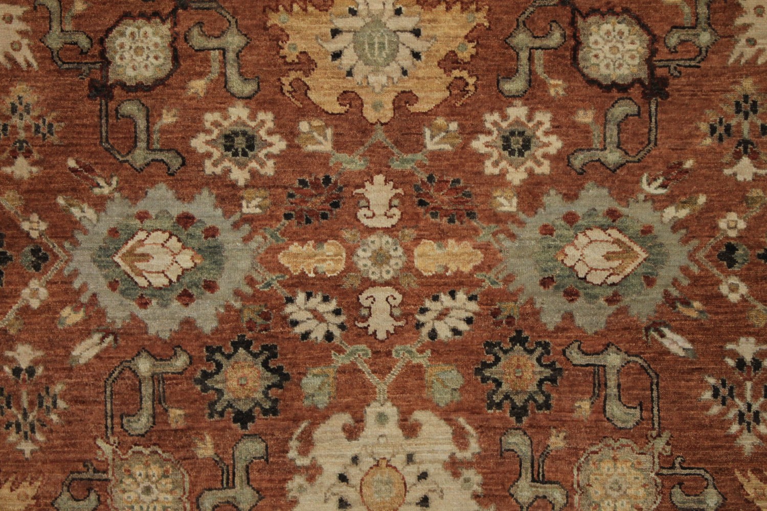 8x10 Antique Revival Hand Knotted Wool Area Rug - MR15035