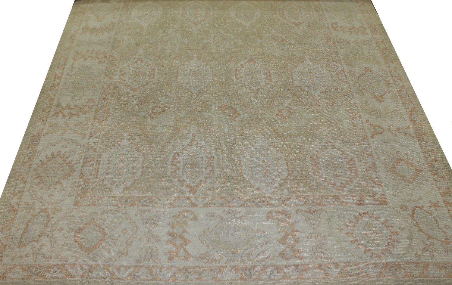 10x14 Oushak Hand Knotted Wool Area Rug - MR15242