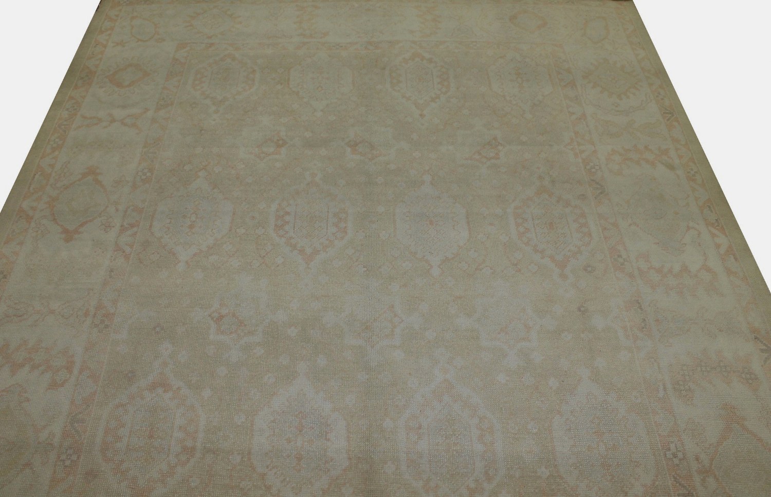 10x14 Oushak Hand Knotted Wool Area Rug - MR15242