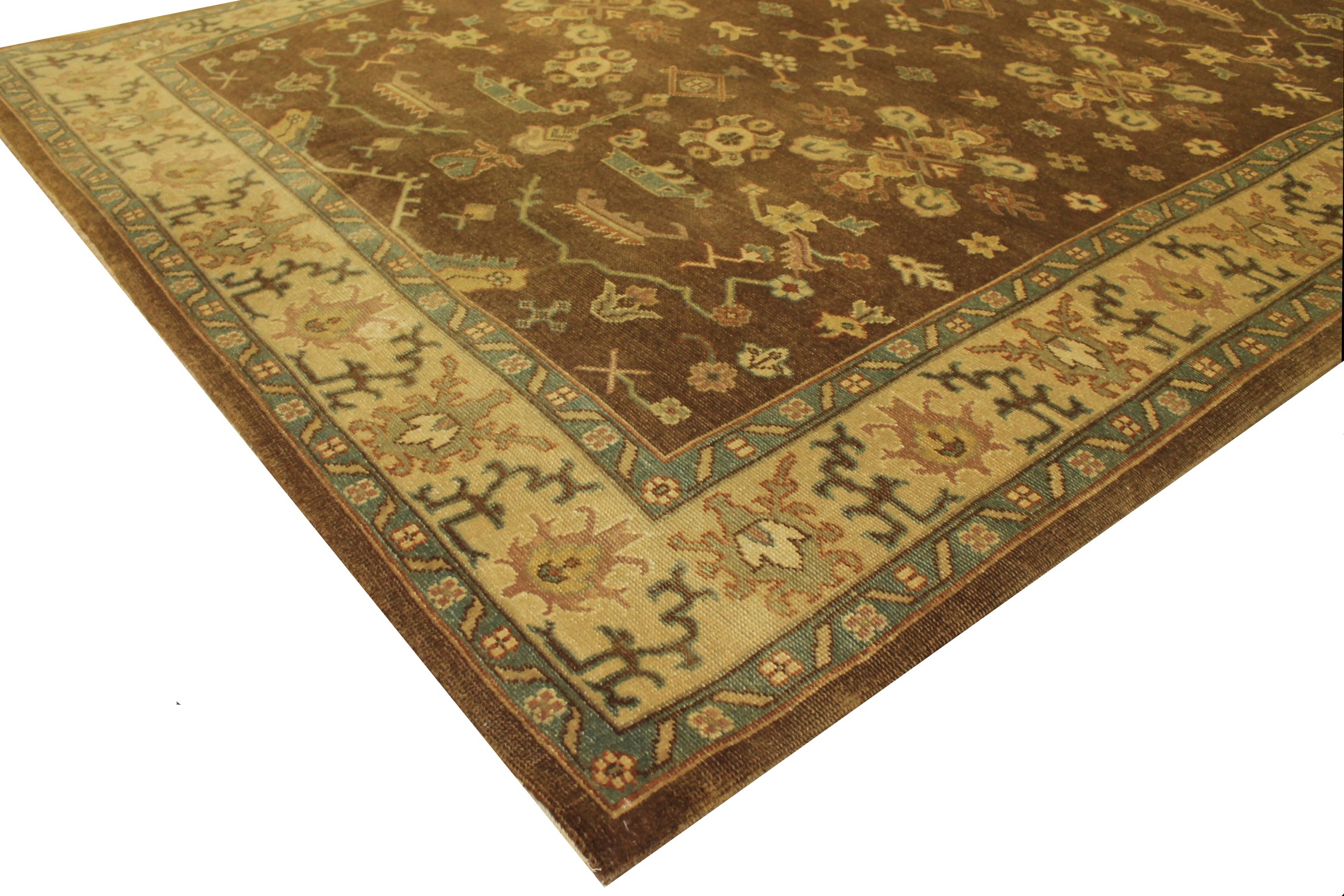 8x10 Oushak Hand Knotted Wool Area Rug - MR15284