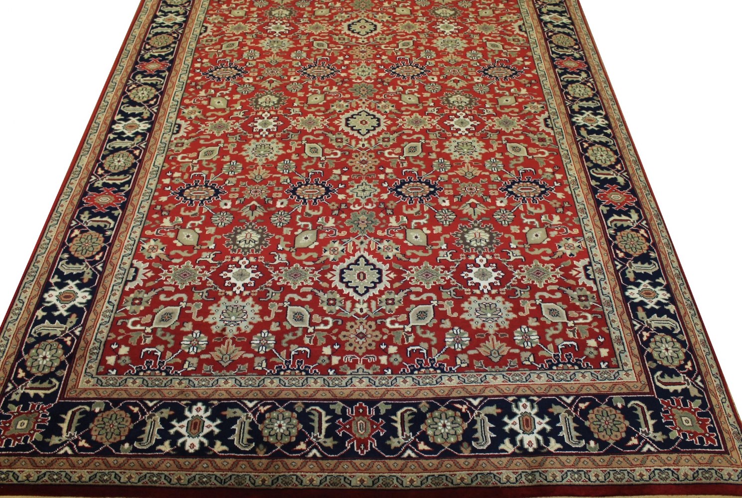 8x10 Traditional Hand Knotted Wool Area Rug - MR15308