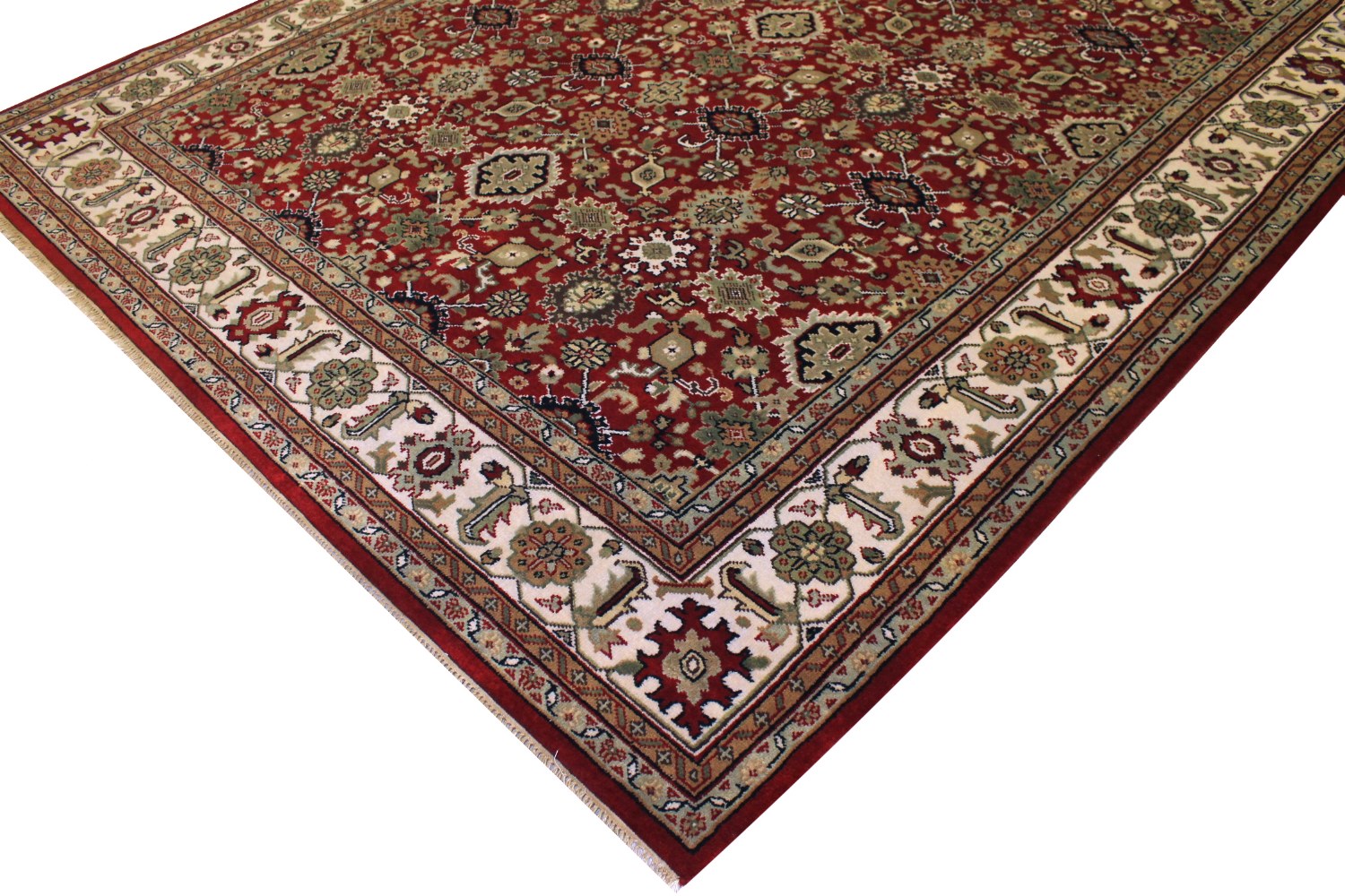 9x12 Traditional Hand Knotted Wool Area Rug - MR15309