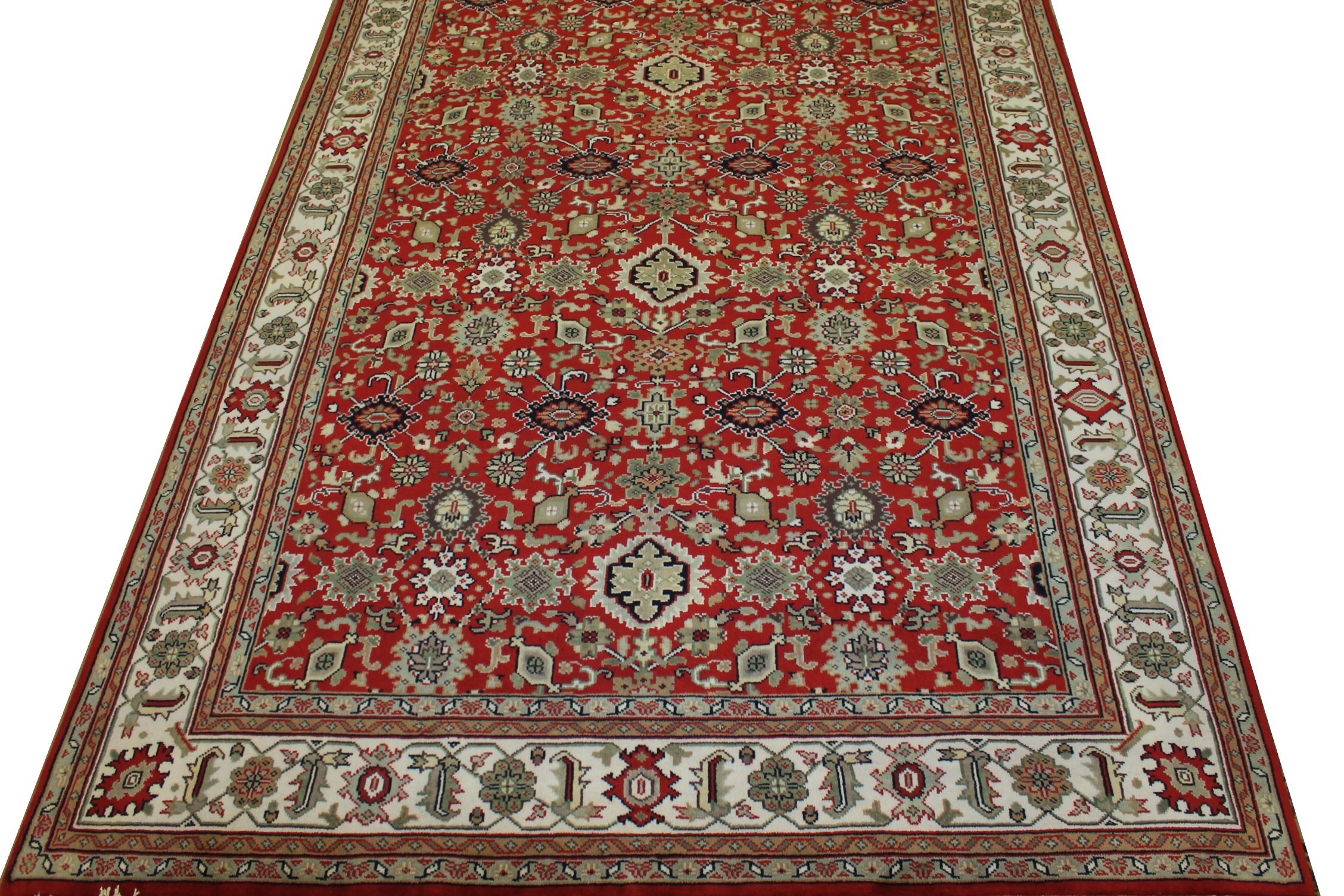 8x10 Traditional Hand Knotted Wool Area Rug - MR15310