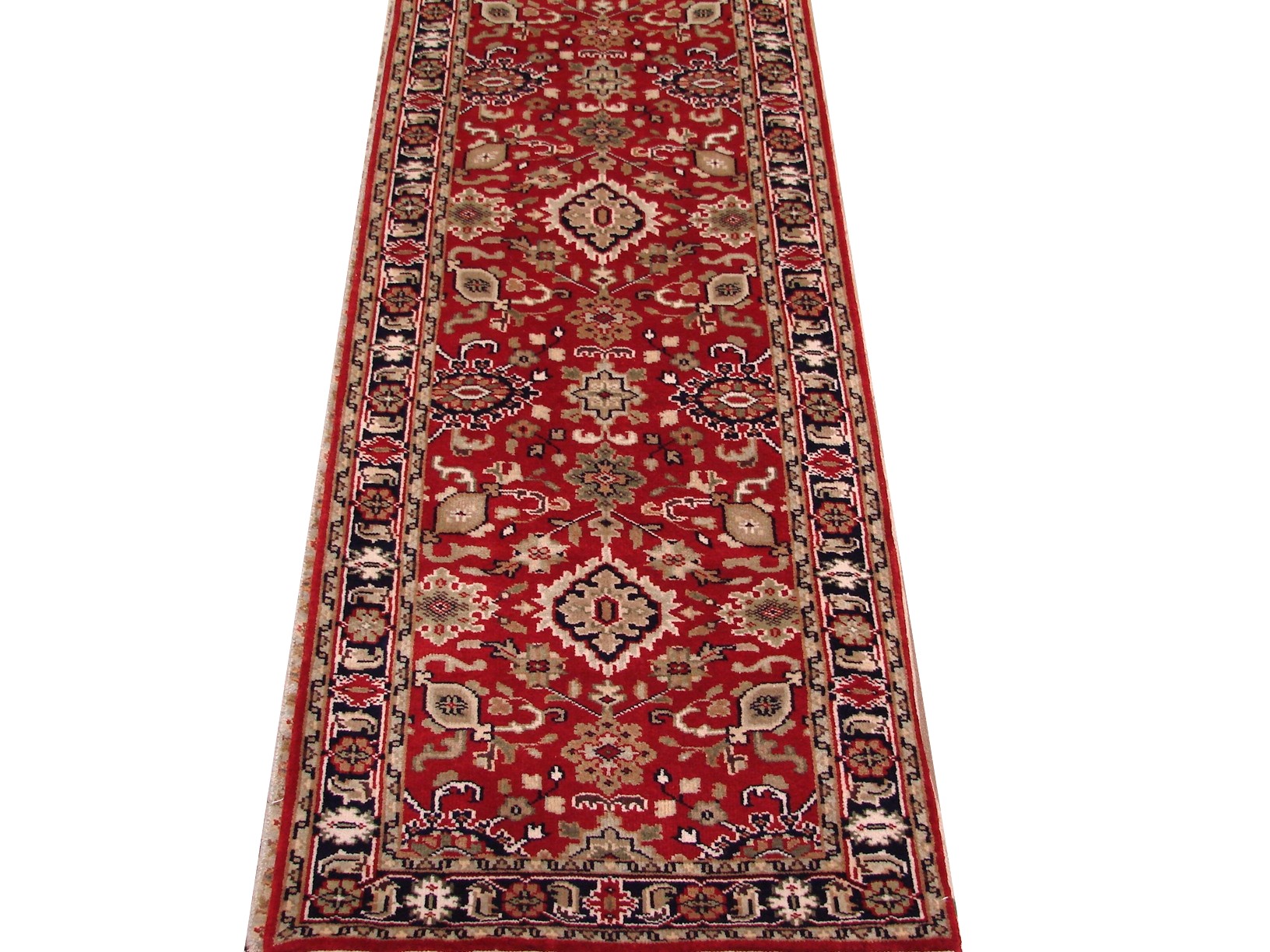 12 ft. Runner Traditional Hand Knotted Wool Area Rug - MR15317