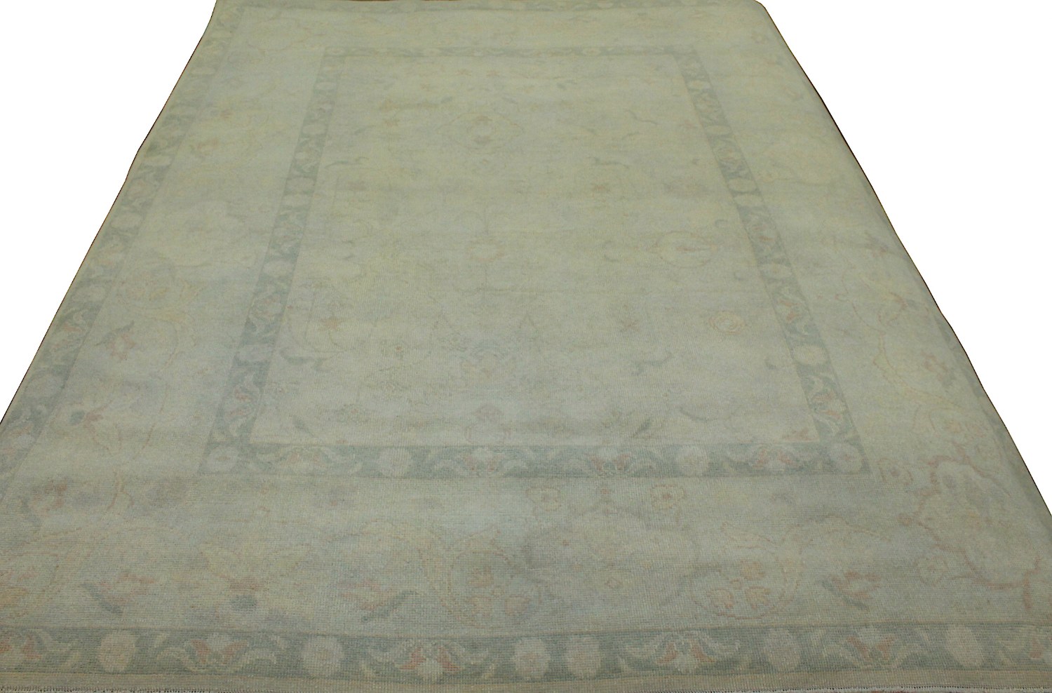 9x12 Oushak Hand Knotted Wool Area Rug - MR15478