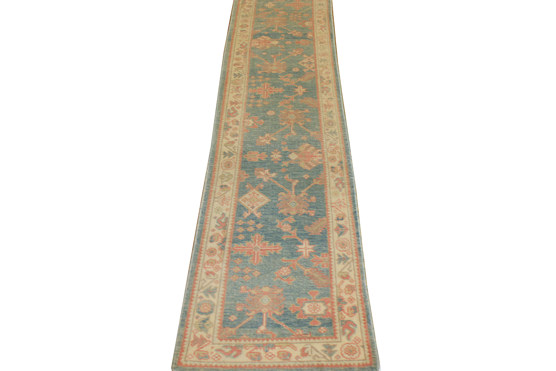 13 ft. & Longer Runner Oushak Hand Knotted Wool Area Rug - MR15492