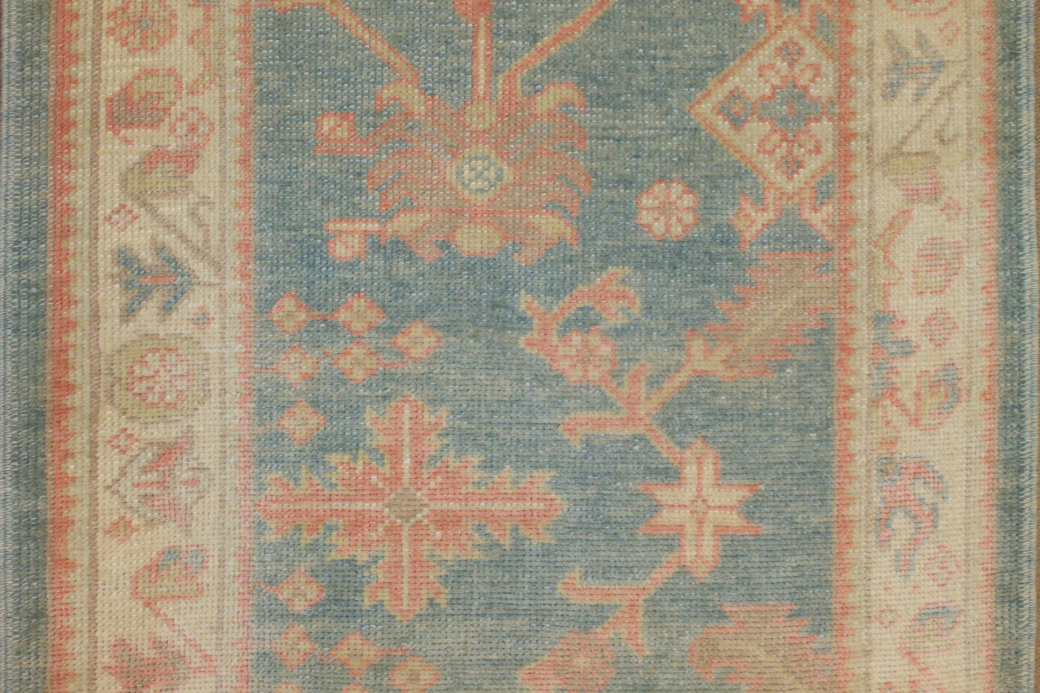 13 ft. & Longer Runner Oushak Hand Knotted Wool Area Rug - MR15492