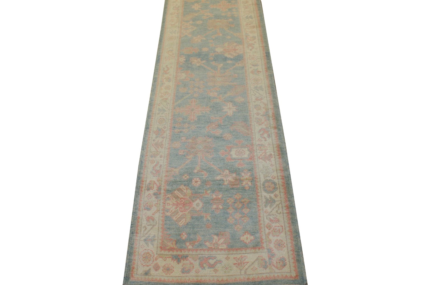 13 ft. & Longer Runner Oushak Hand Knotted Wool Area Rug - MR15492