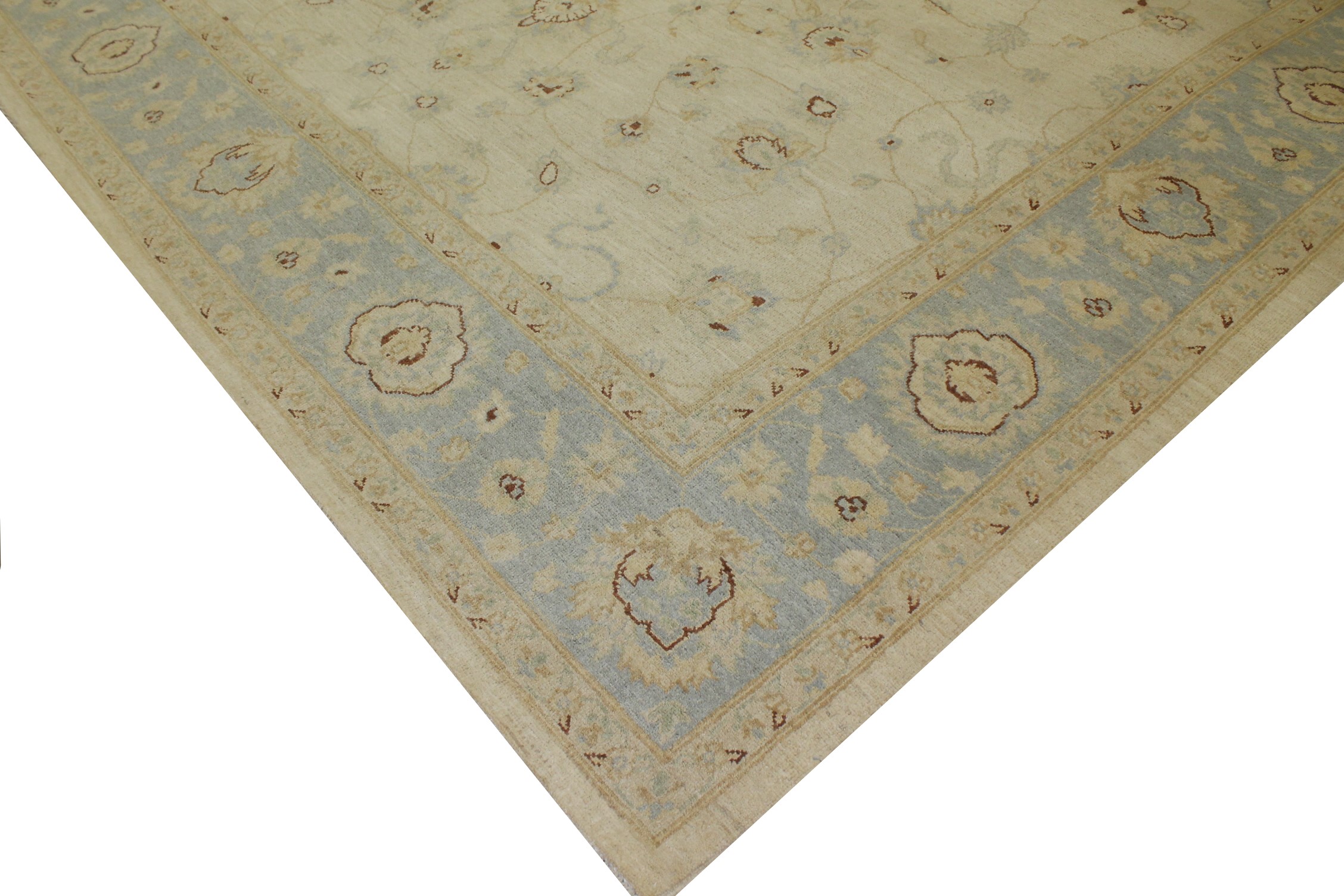 8x10 Peshawar Hand Knotted Wool Area Rug - MR15728