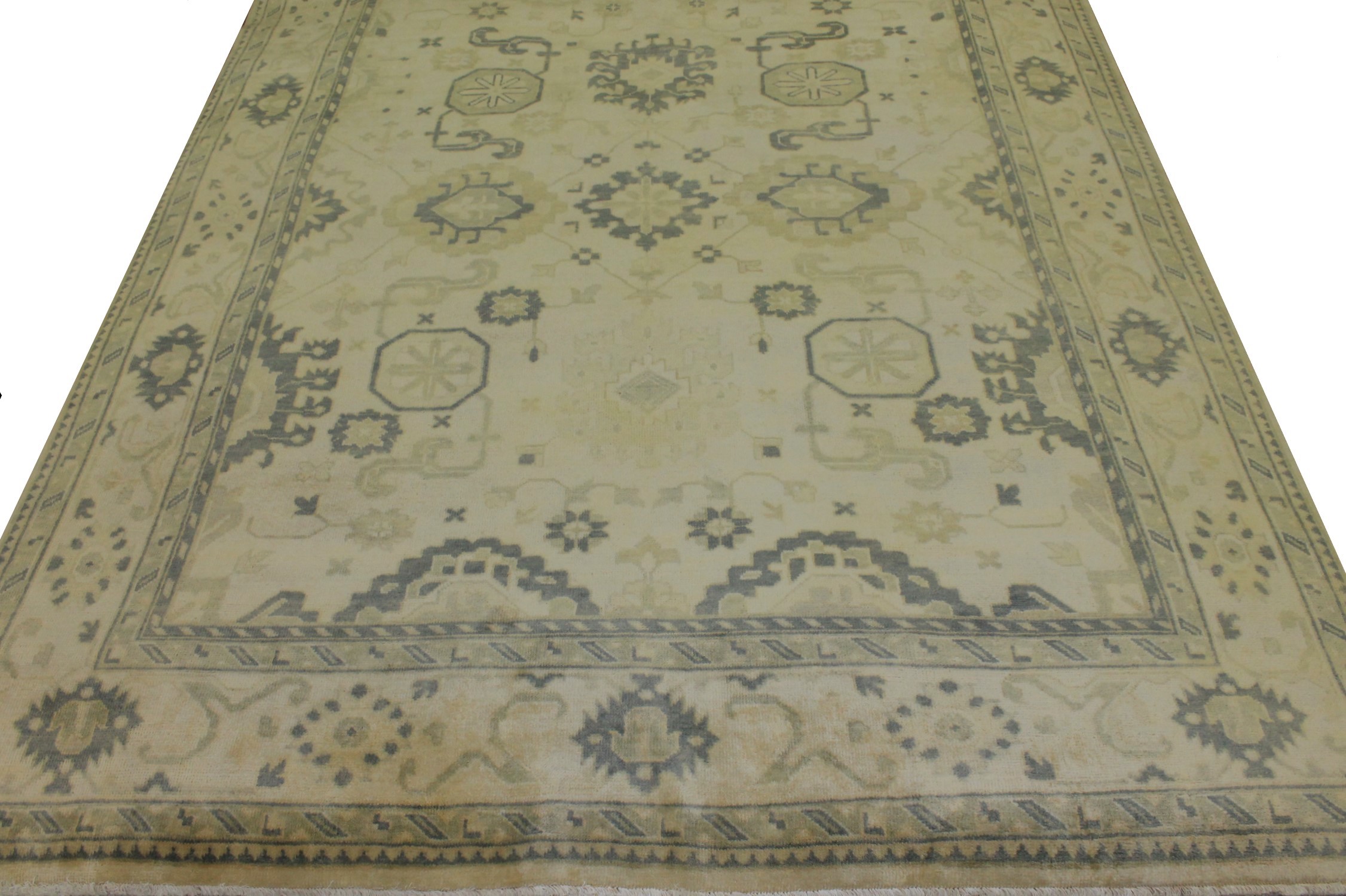 8x10 Oushak Hand Knotted Wool Area Rug - MR15800