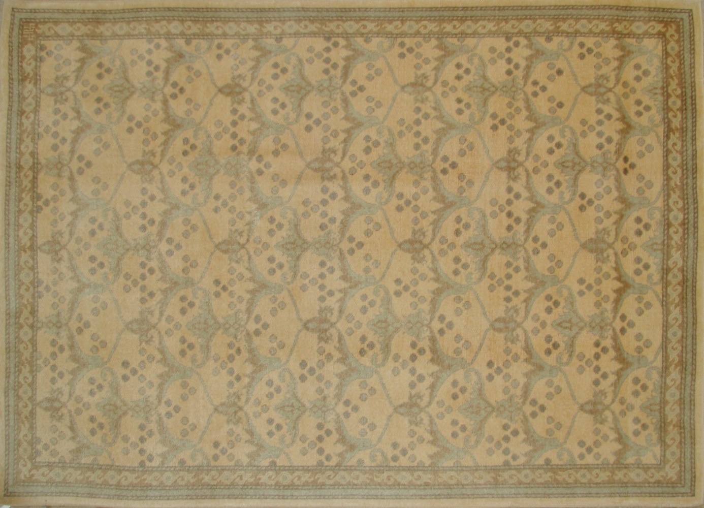 8x10 Oushak Hand Knotted Wool Area Rug - MR15856