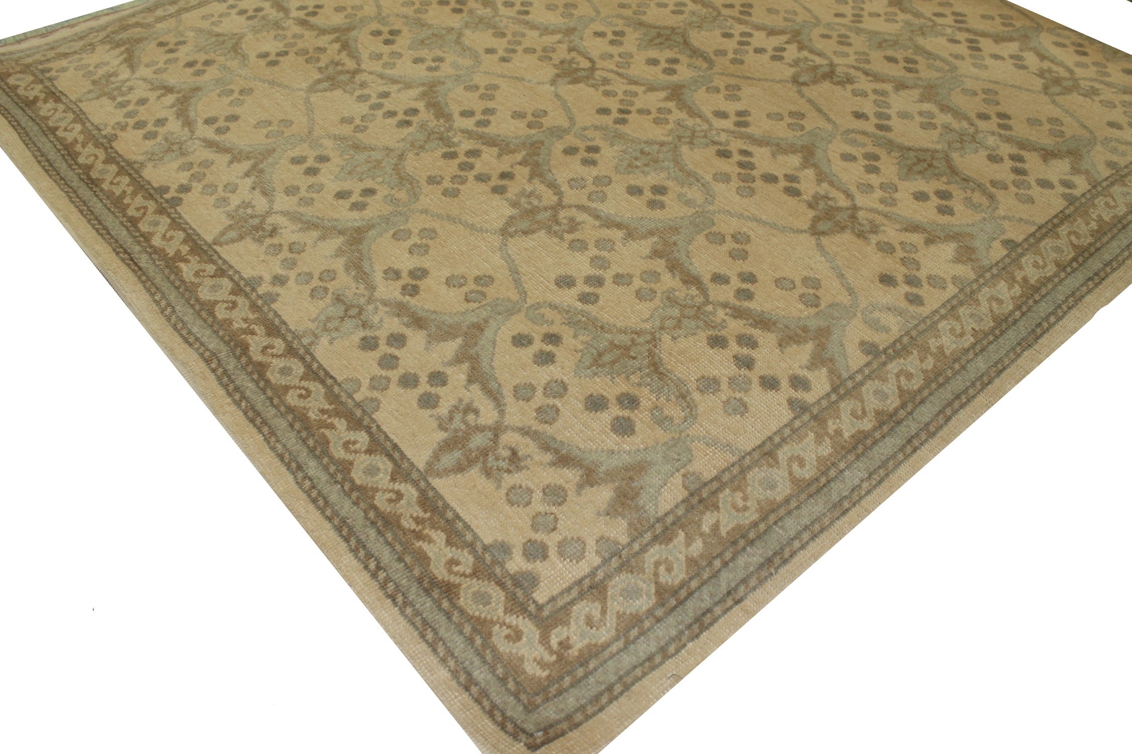 8x10 Oushak Hand Knotted Wool Area Rug - MR15856