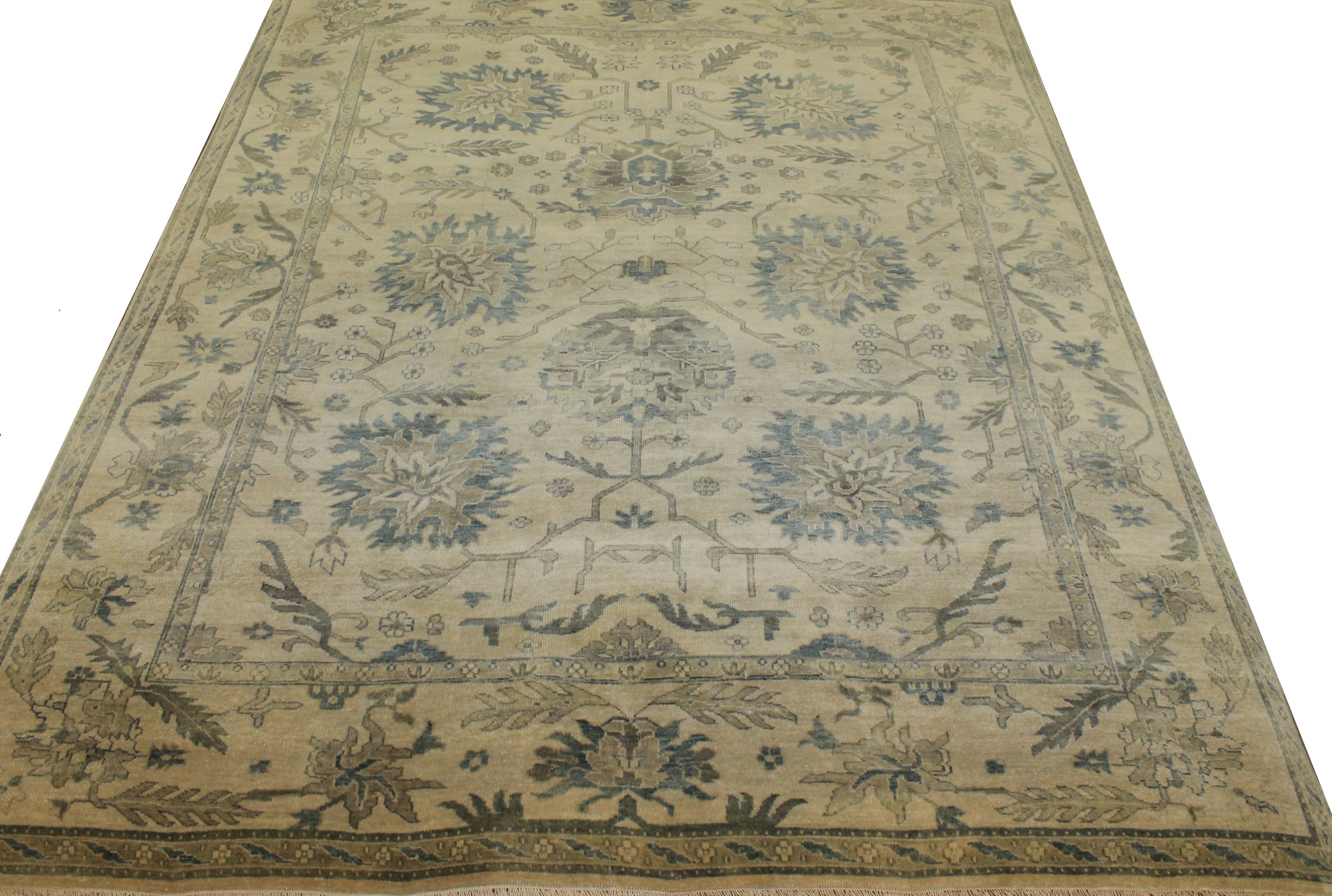 8x10 Oushak Hand Knotted Wool Area Rug - MR16224