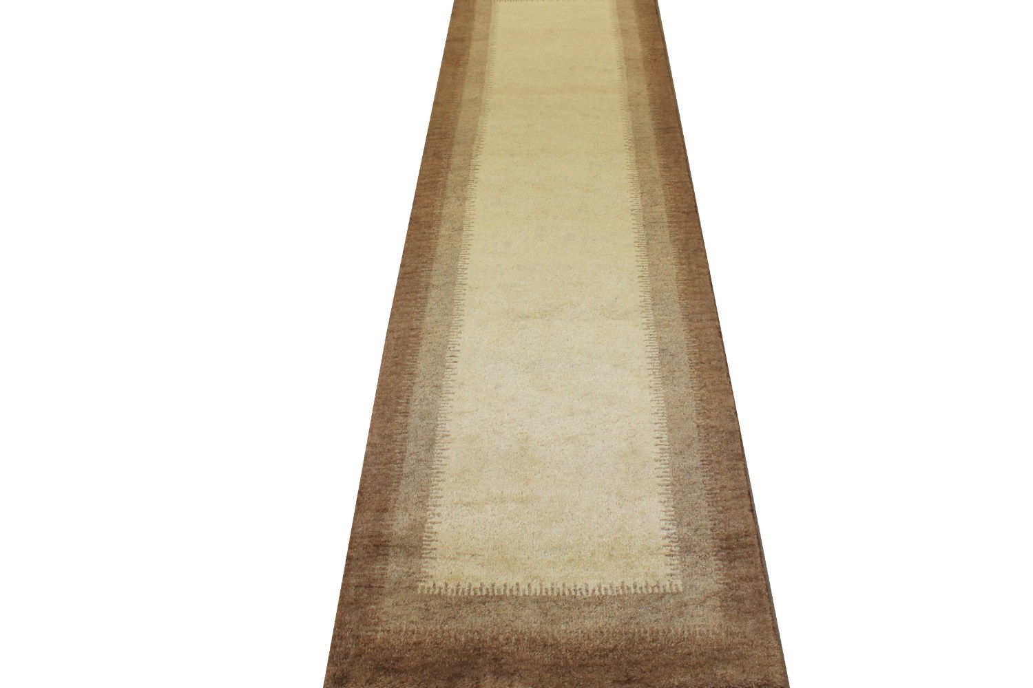 10 ft. Runner Contemporary Hand Knotted Wool Area Rug - MR16322