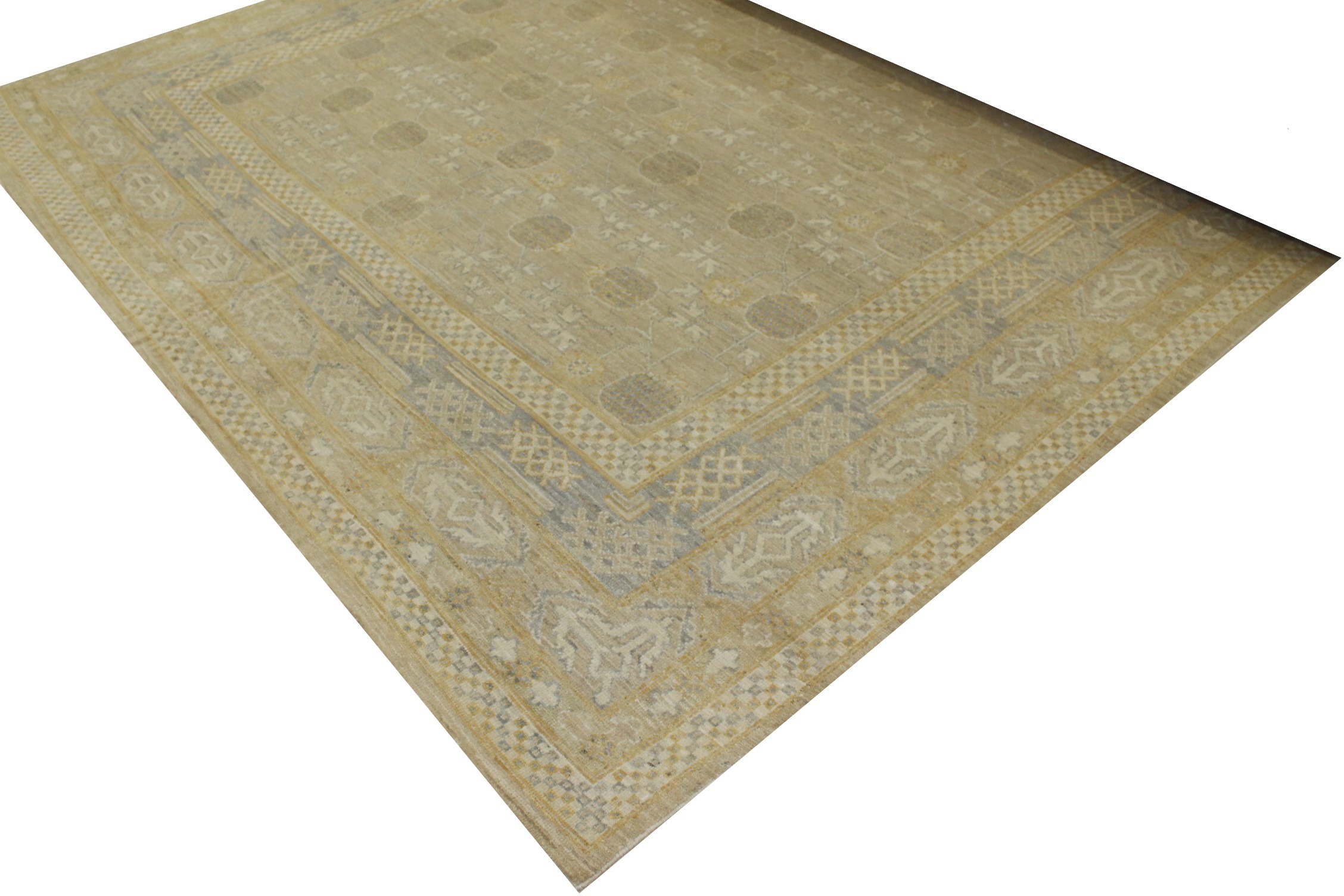 8x10 Peshawar Hand Knotted Wool Area Rug - MR16405