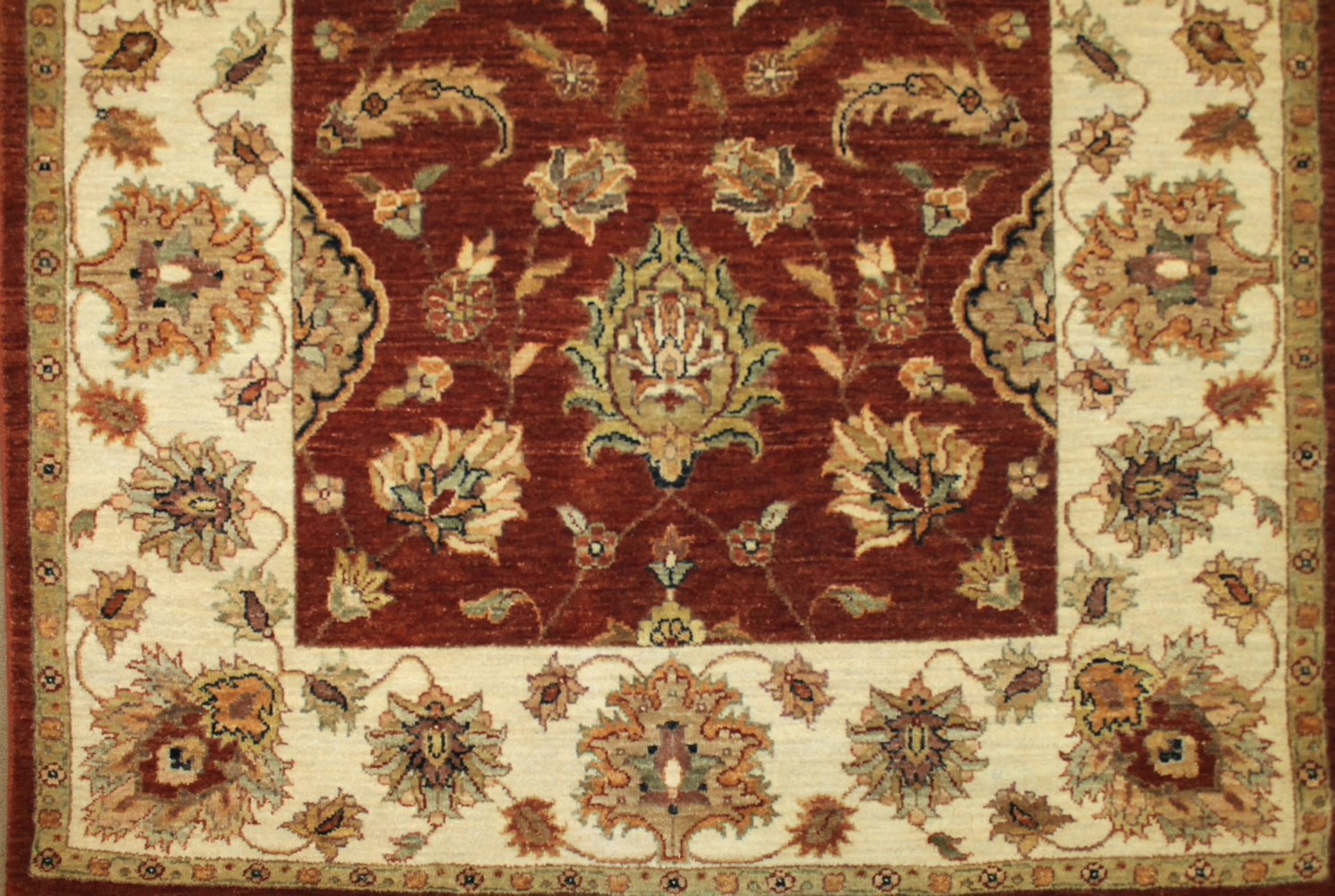 Wide Runner Traditional Hand Knotted Wool Area Rug - MR16578