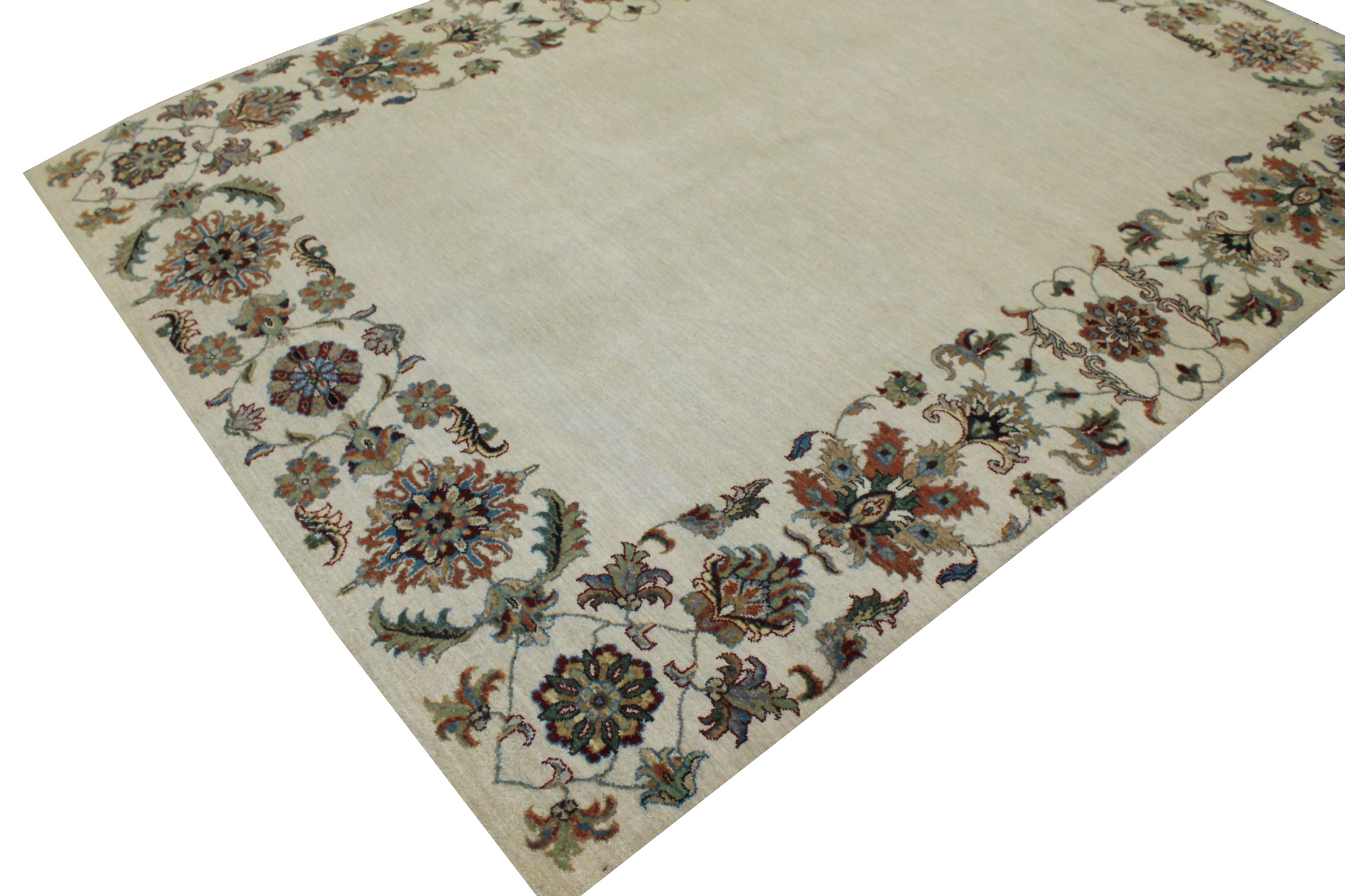 5x7/8 Traditional Hand Knotted Wool Area Rug - MR16580