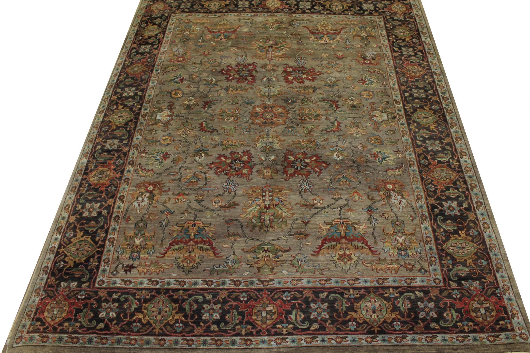 8x10 Antique Revival Hand Knotted Wool Area Rug - MR16650