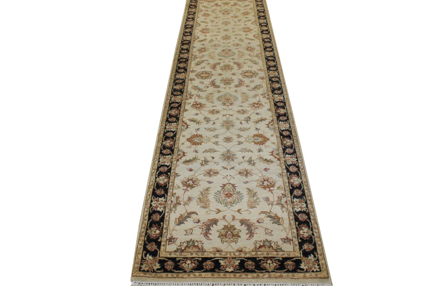 10 ft. Runner Traditional Hand Knotted Wool Area Rug - MR16655