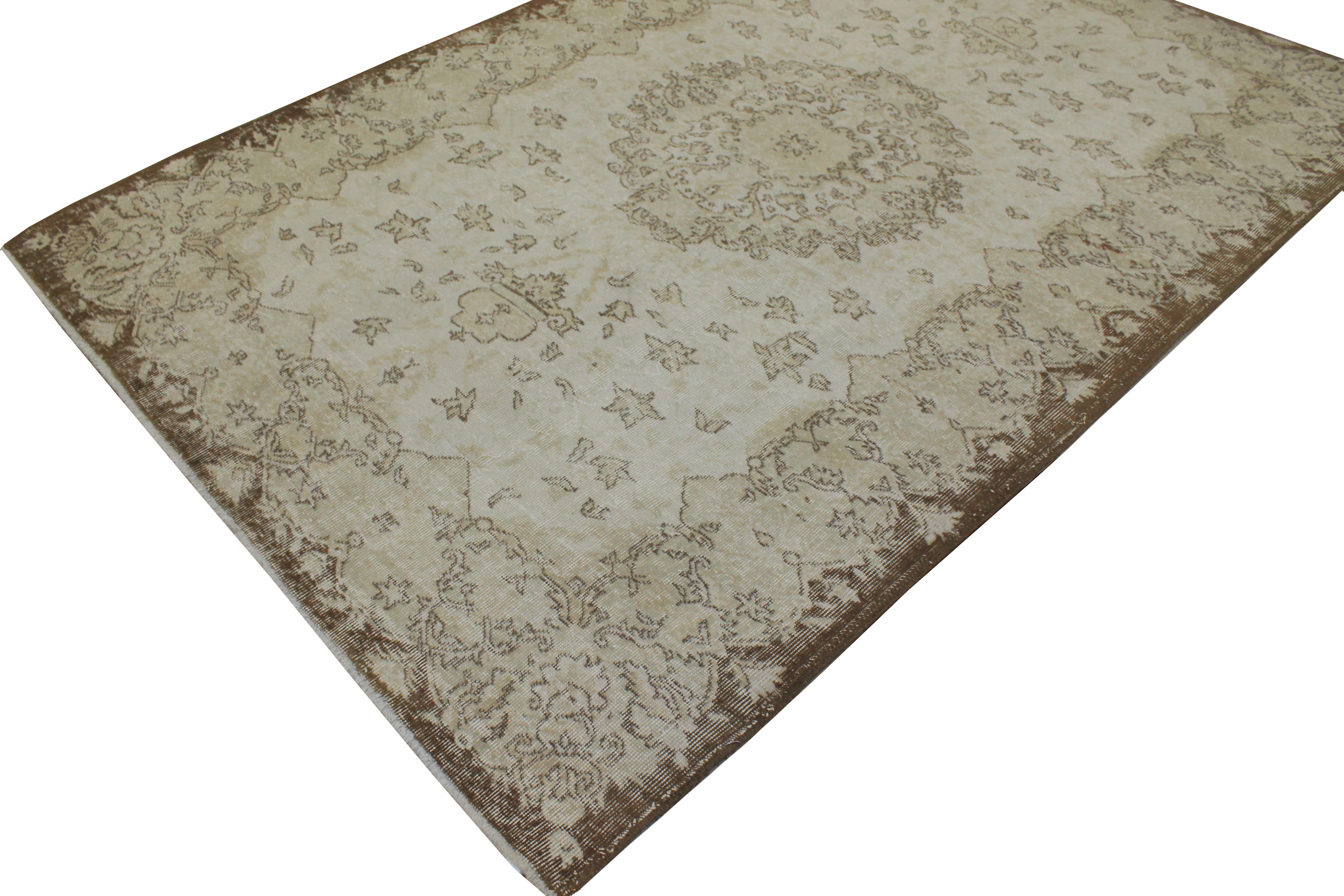 6x9 Oushak Hand Knotted Wool Area Rug - MR16777