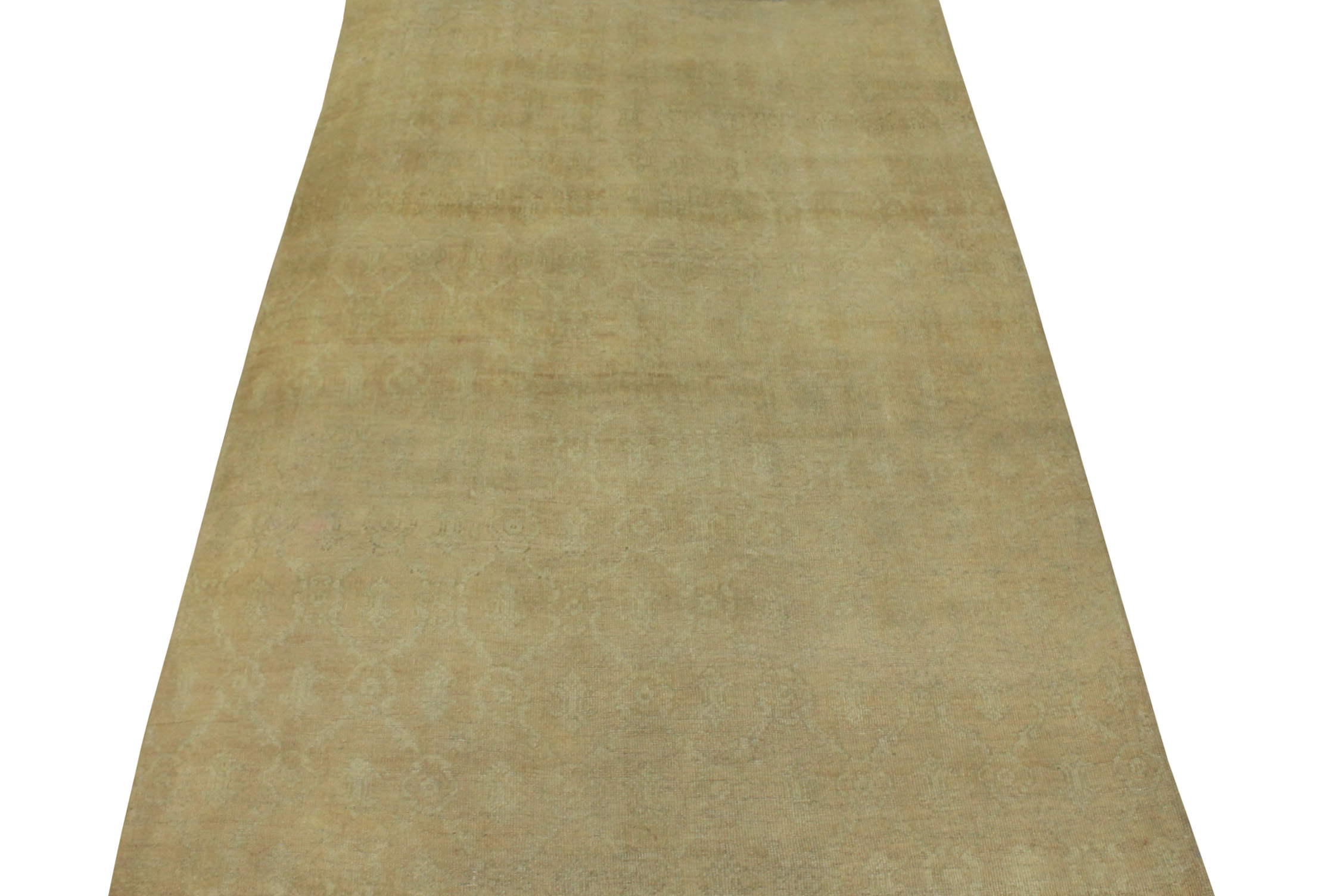 6x9 Oushak Hand Knotted Wool Area Rug - MR16809