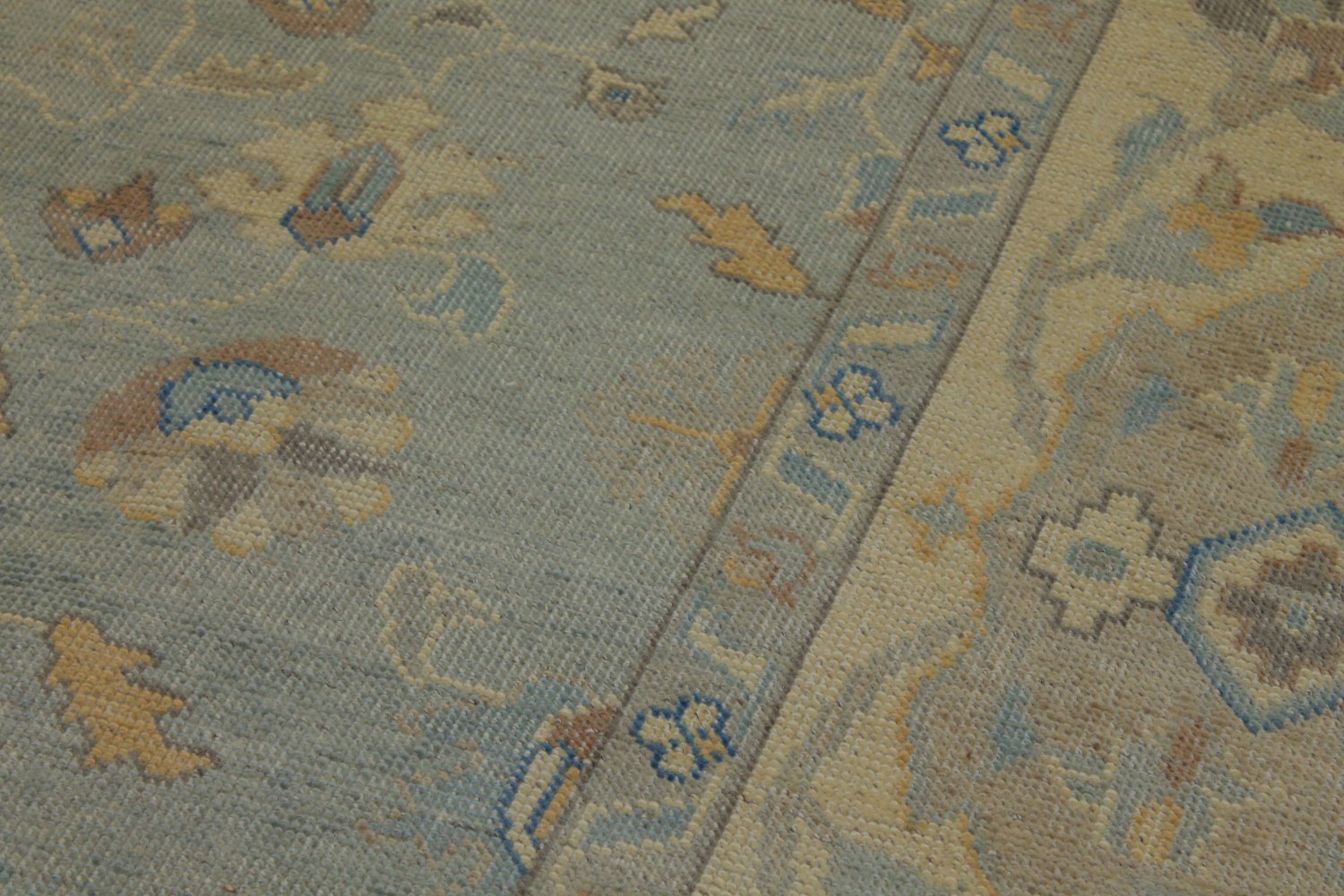 9x12 Oushak Hand Knotted Wool Area Rug - MR16822