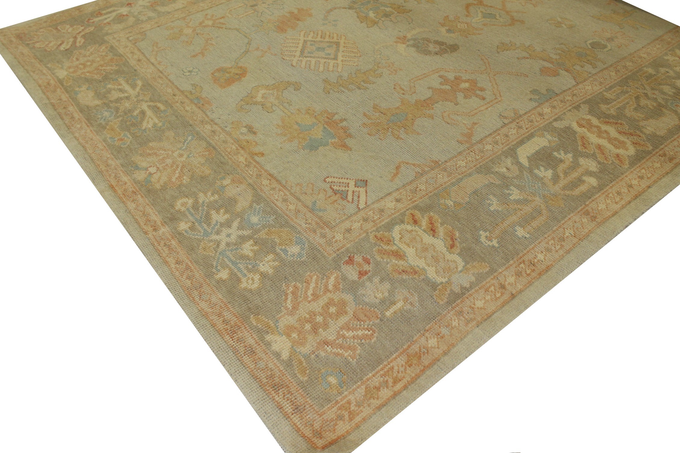 8x10 Oushak Hand Knotted Wool Area Rug - MR16825