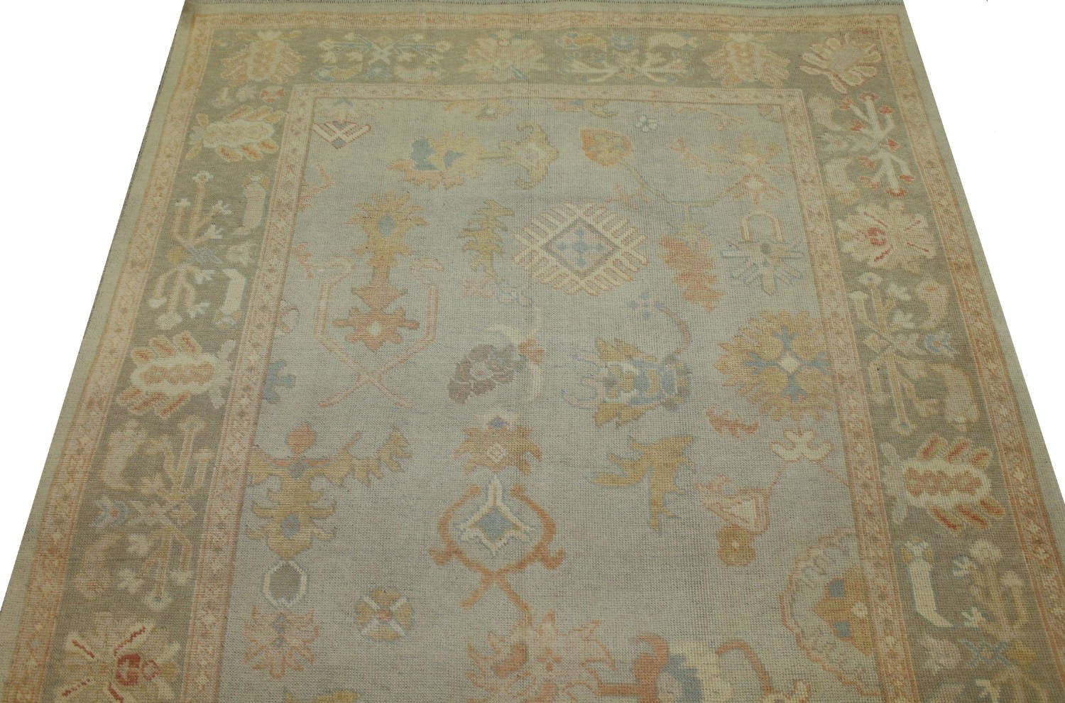 8x10 Oushak Hand Knotted Wool Area Rug - MR16825