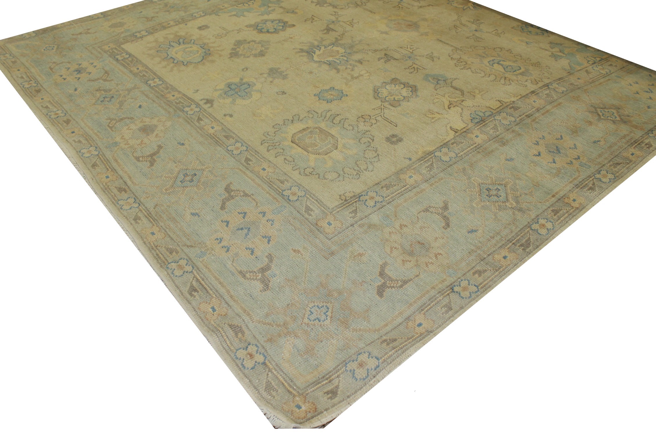 8x10 Oushak Hand Knotted Wool Area Rug - MR16826