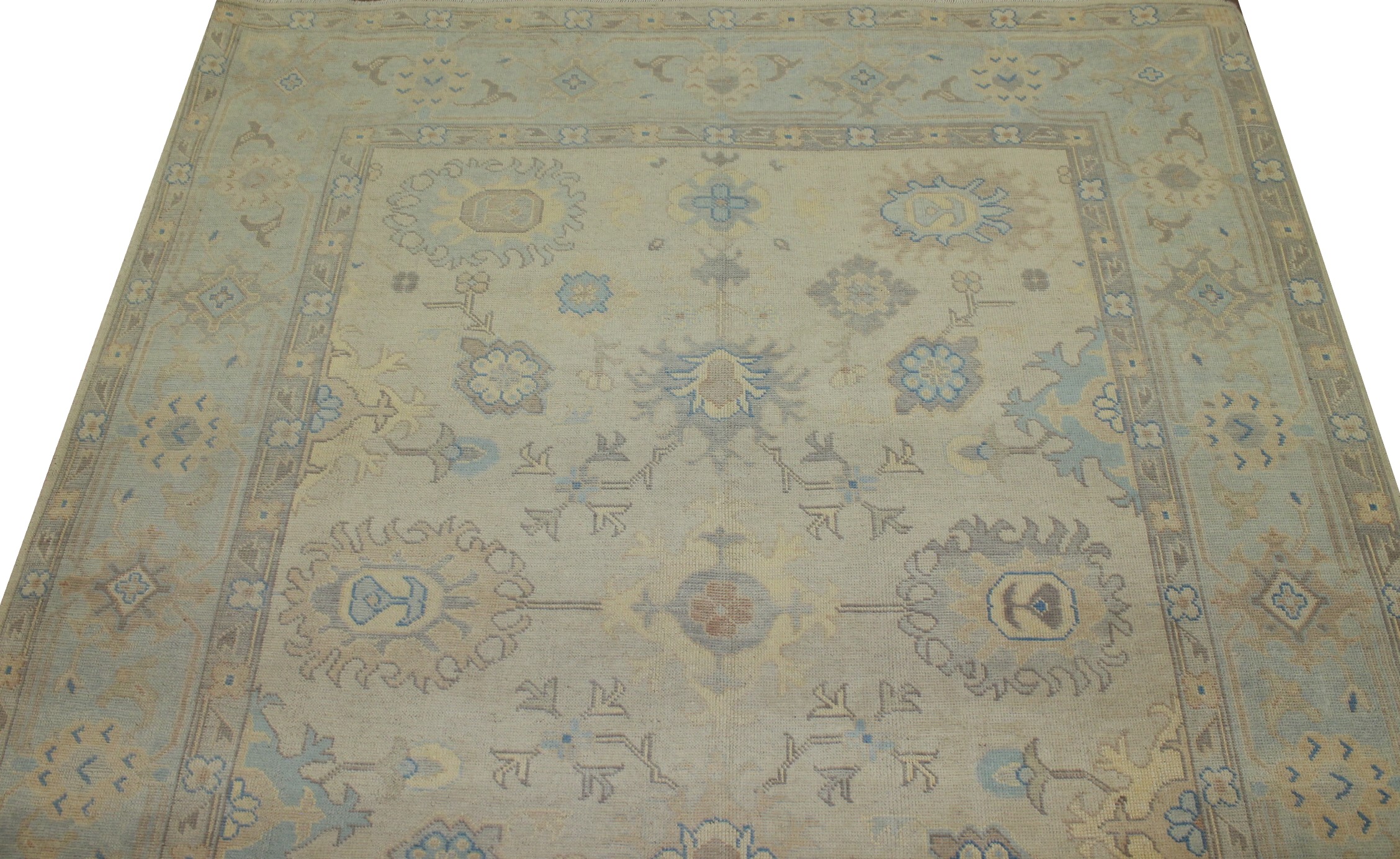 8x10 Oushak Hand Knotted Wool Area Rug - MR16826