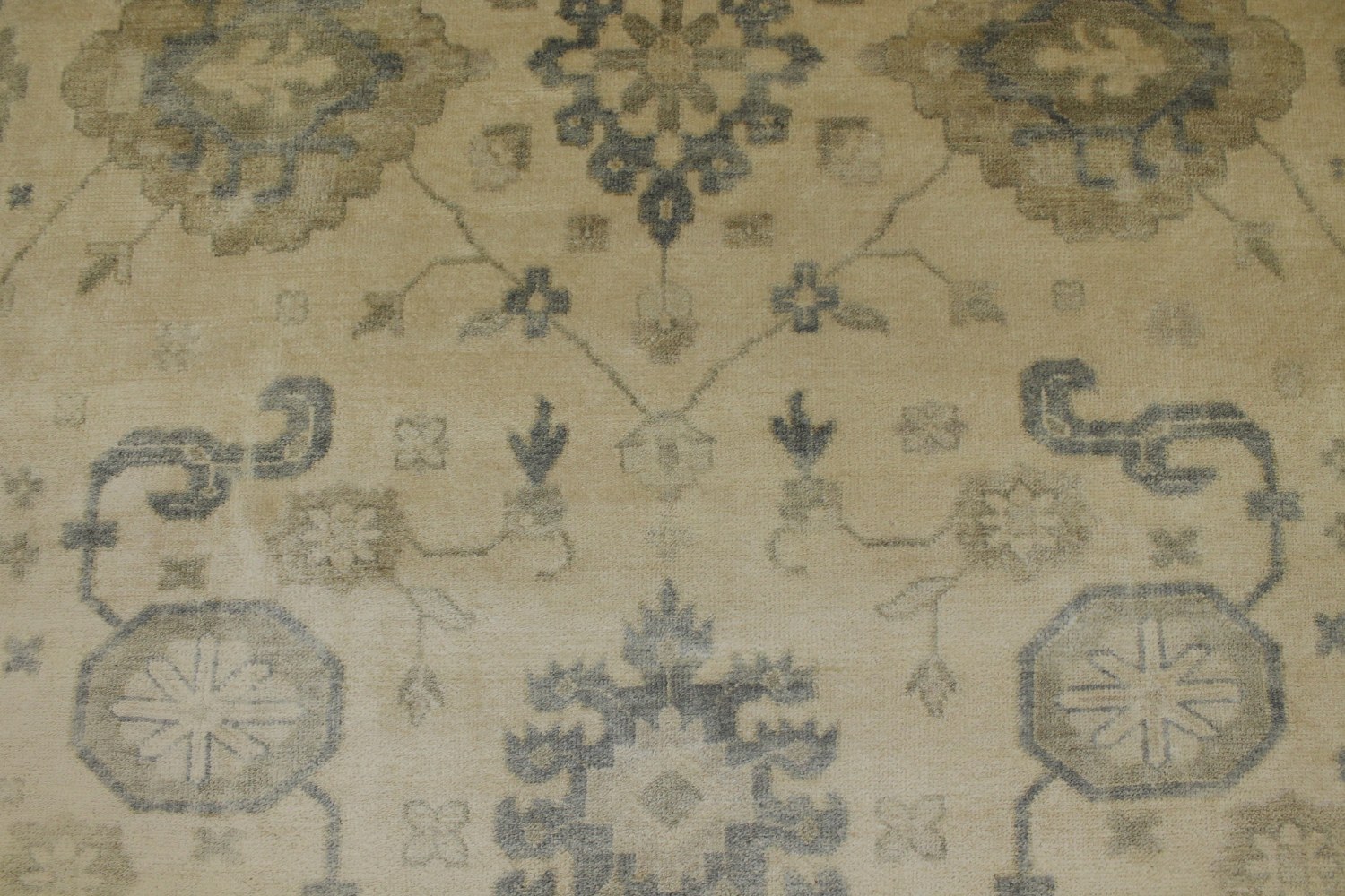 10x14 Oushak Hand Knotted Wool Area Rug - MR16881