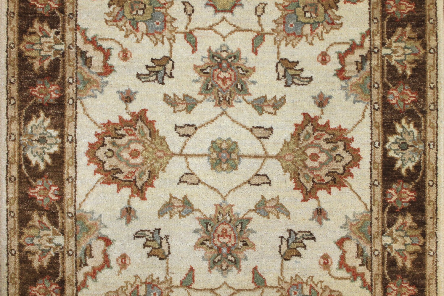 12 ft. Runner Traditional Hand Knotted Wool Area Rug - MR17145